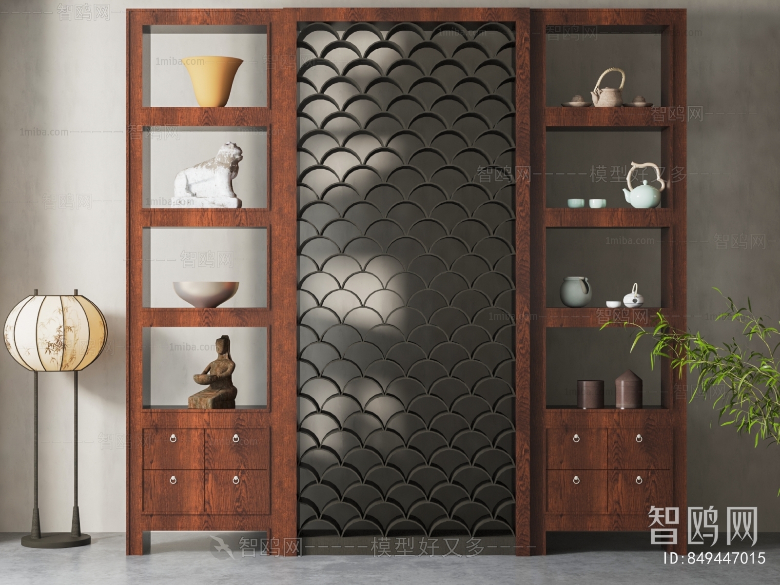 New Chinese Style Shelving