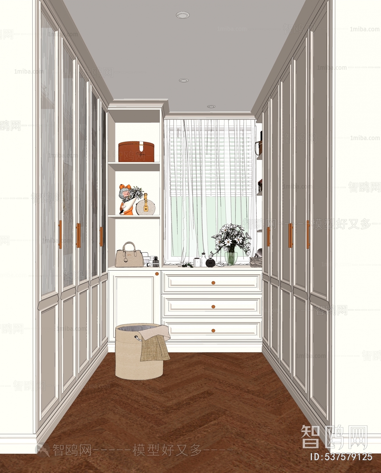 French Style Clothes Storage Area