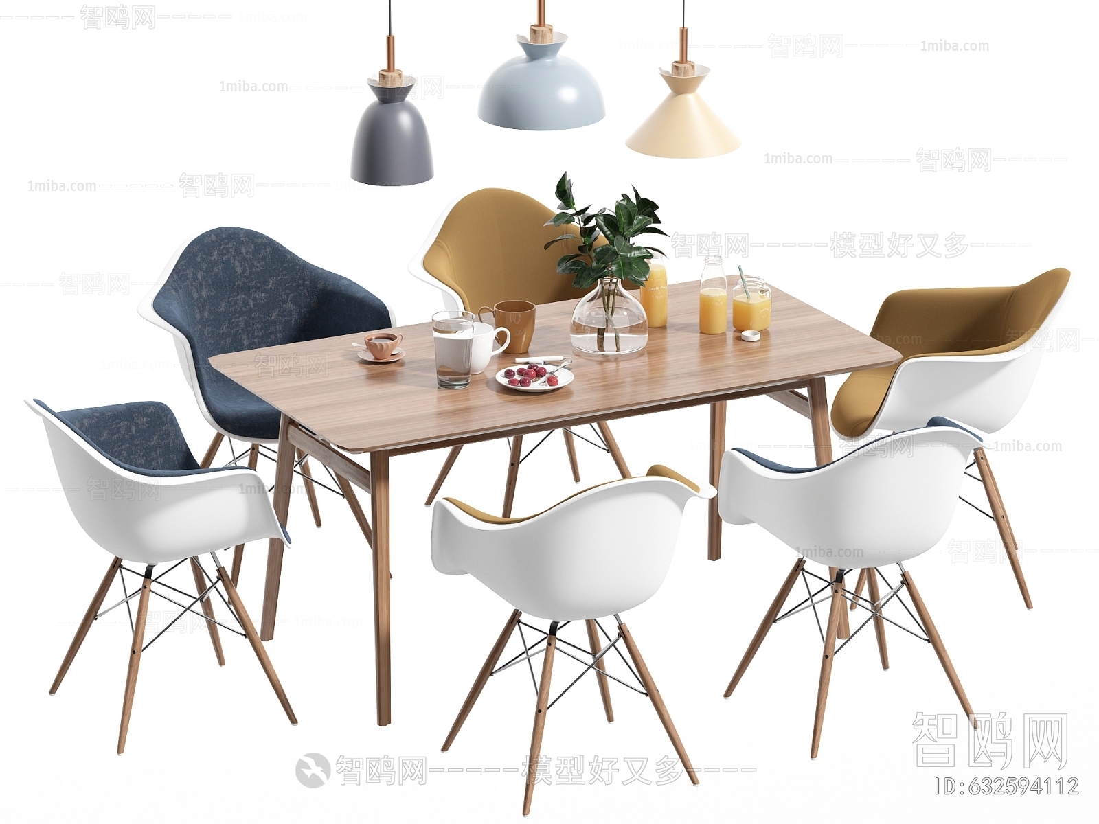 Nordic Style Dining Table And Chairs