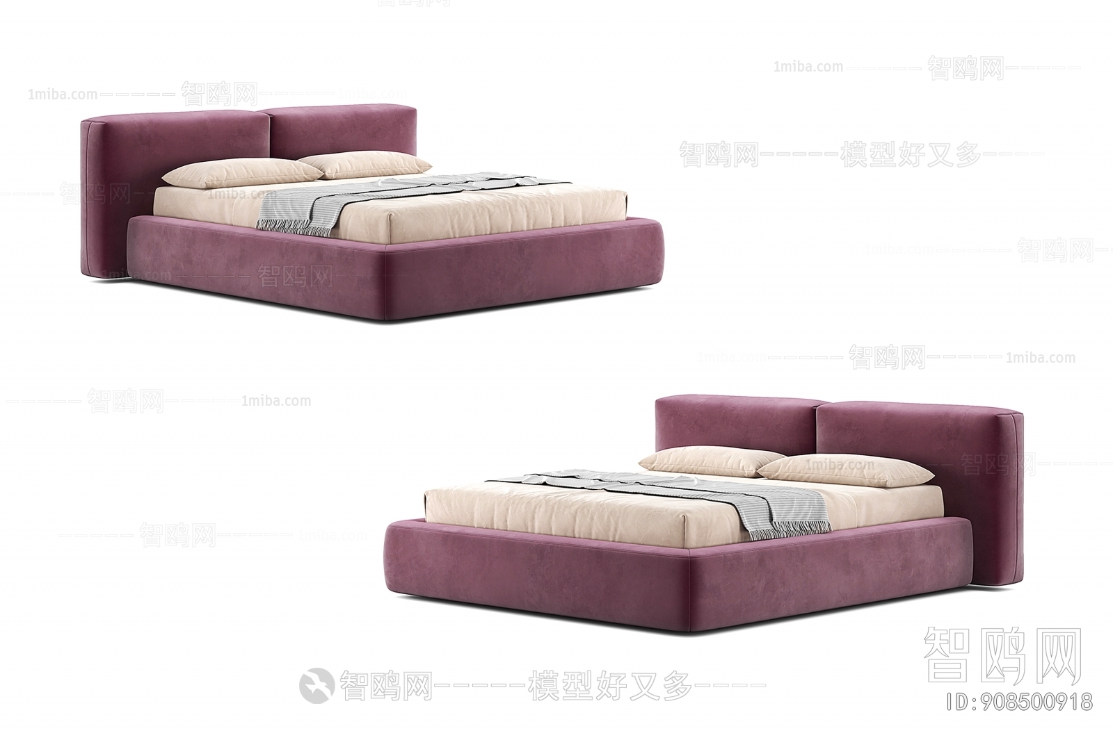 Nordic Style Double Bed