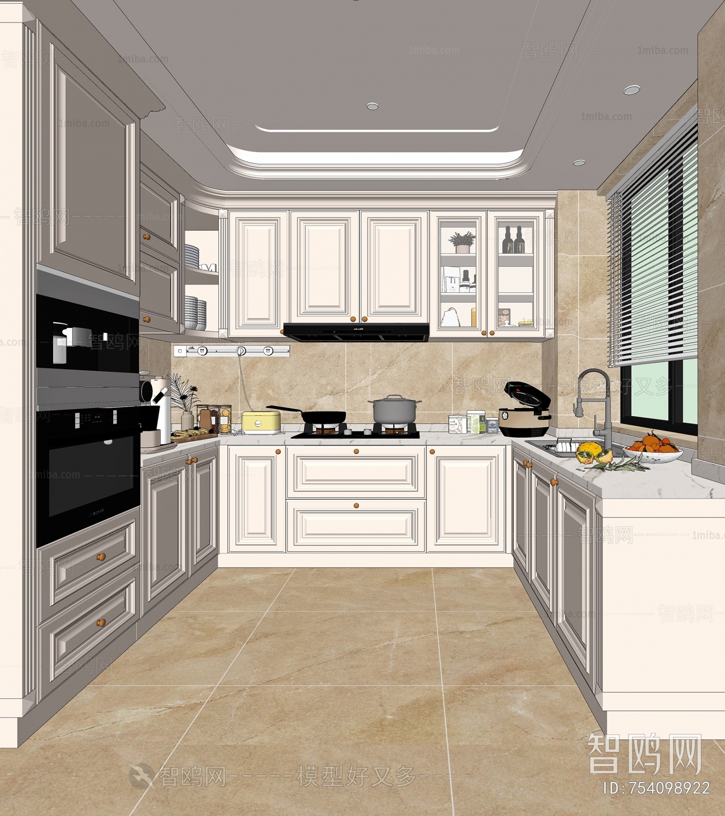 Simple European Style The Kitchen