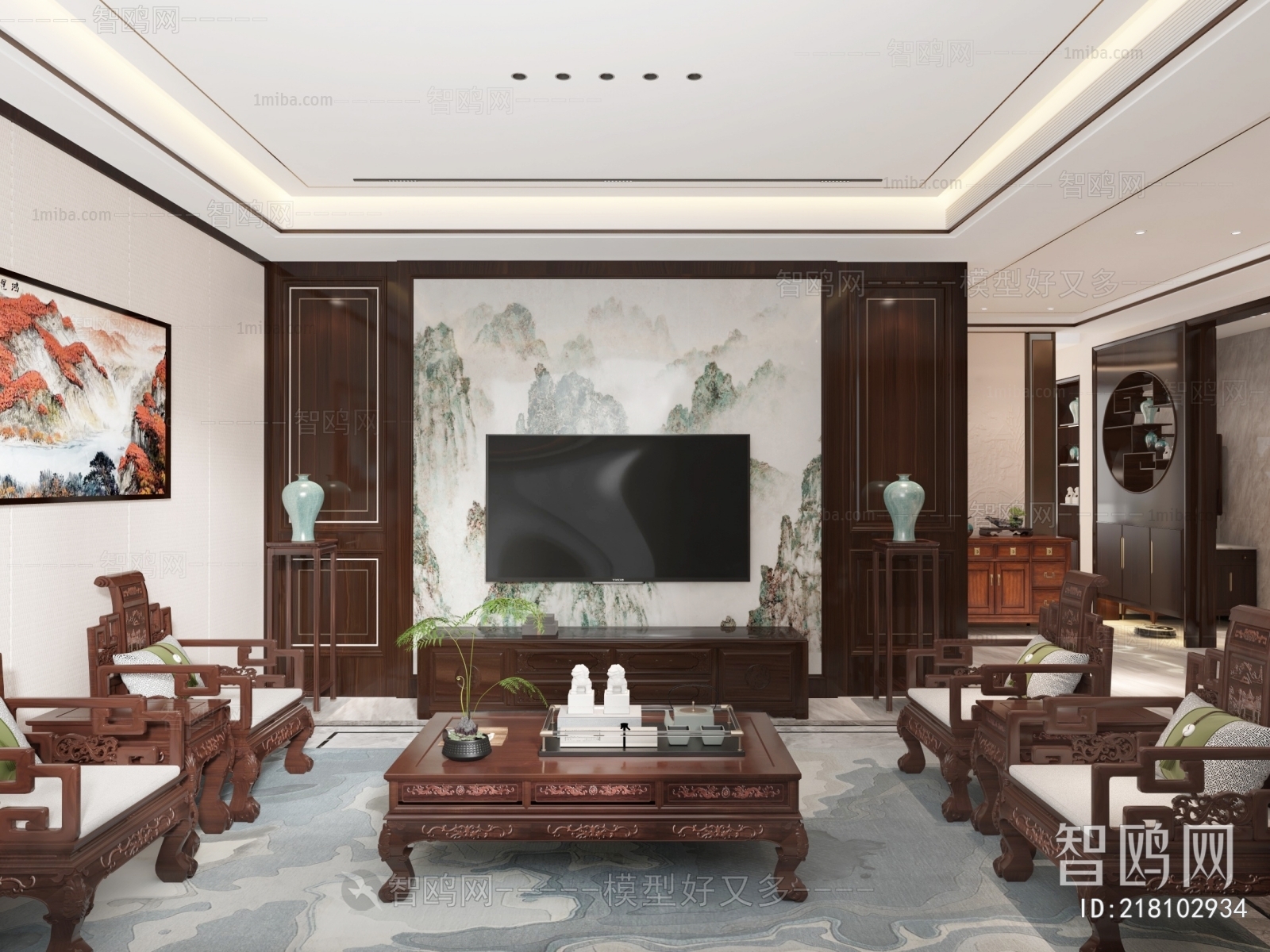 Chinese Style A Living Room