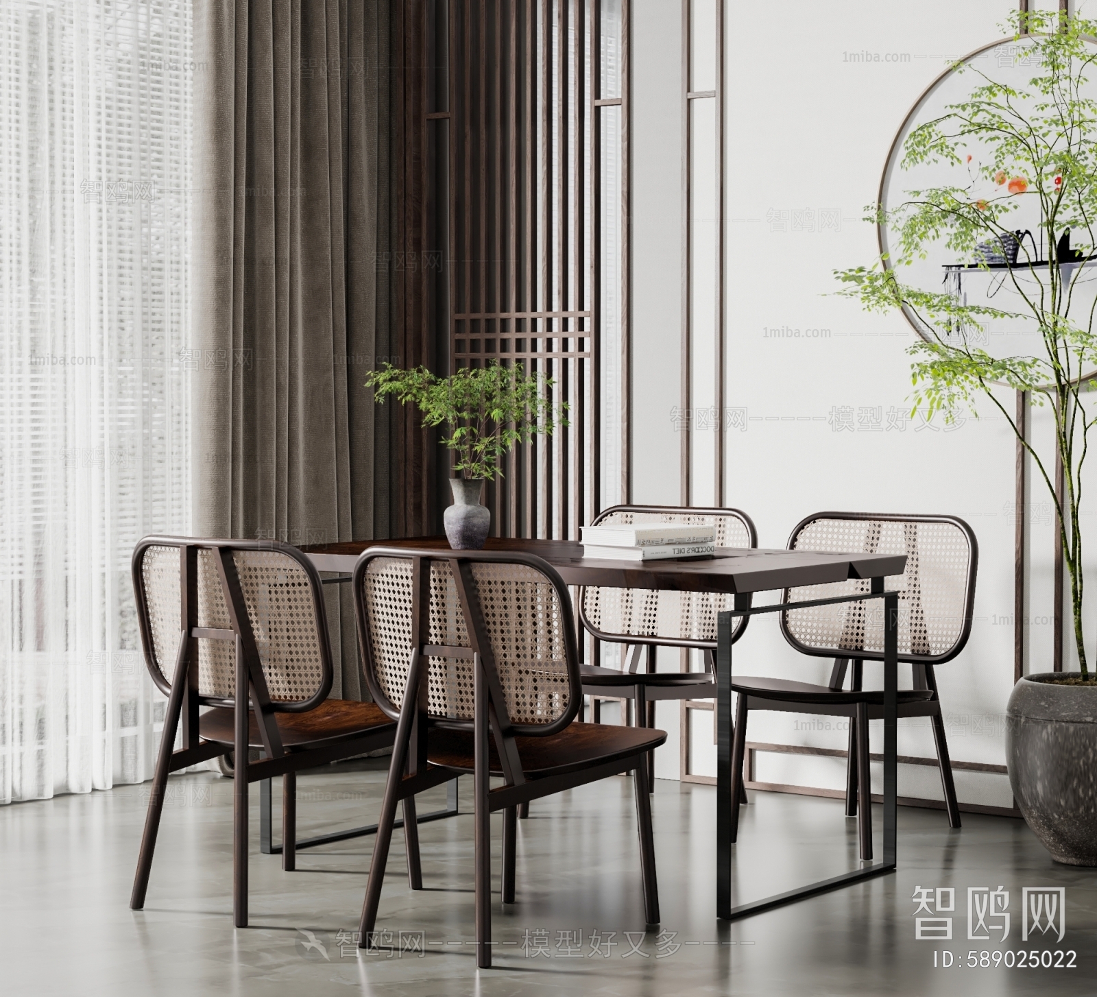 New Chinese Style Dining Table And Chairs