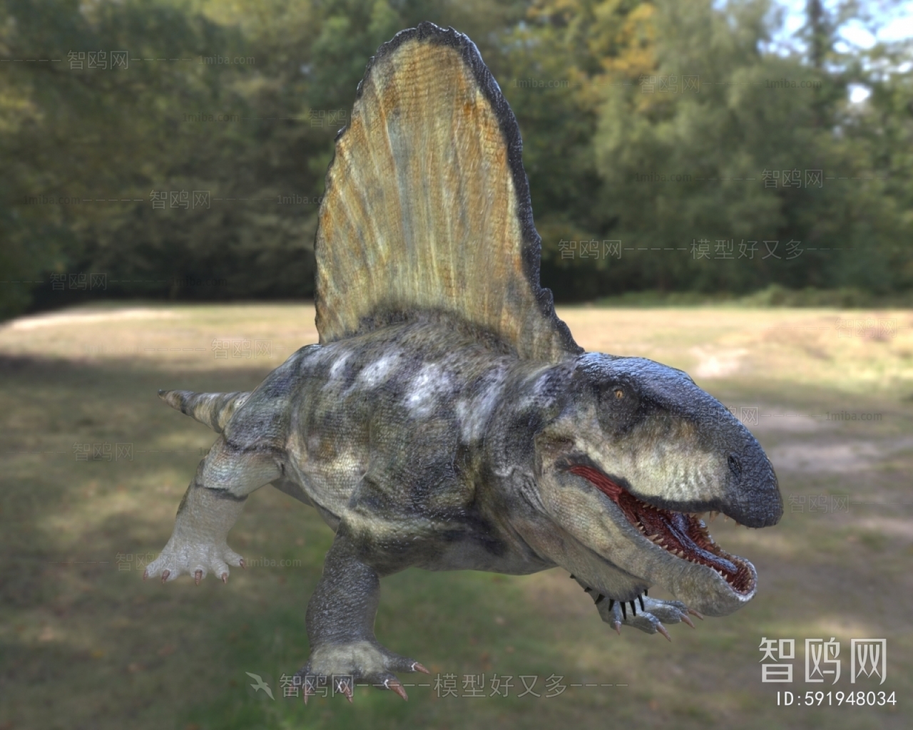 现代异齿龙二叠纪时期恐龙