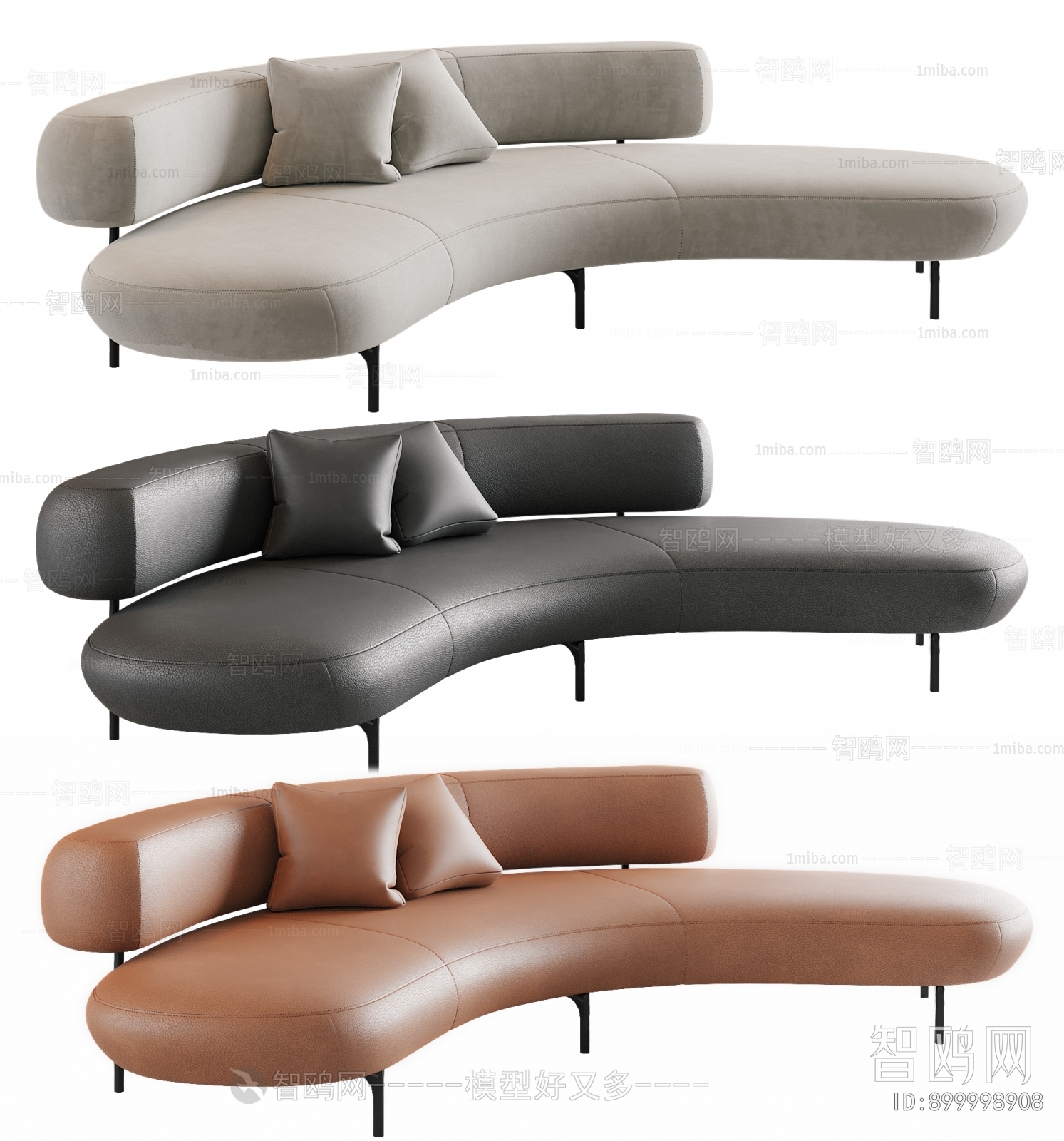 Modern Curved Sofa