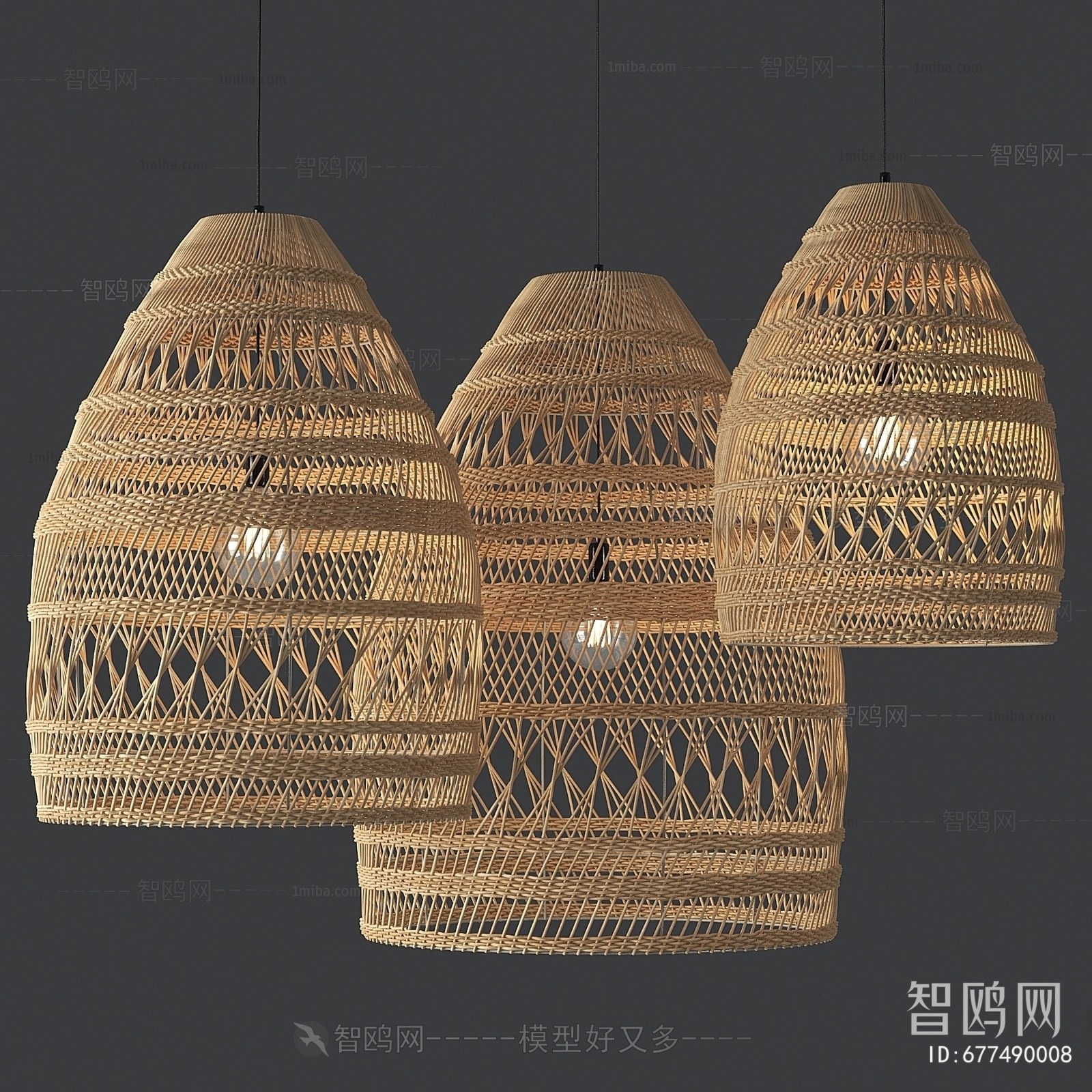 东南亚编织装饰吊灯