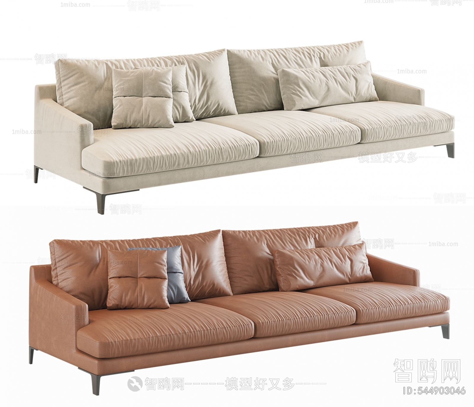 Modern Three-seat Sofa