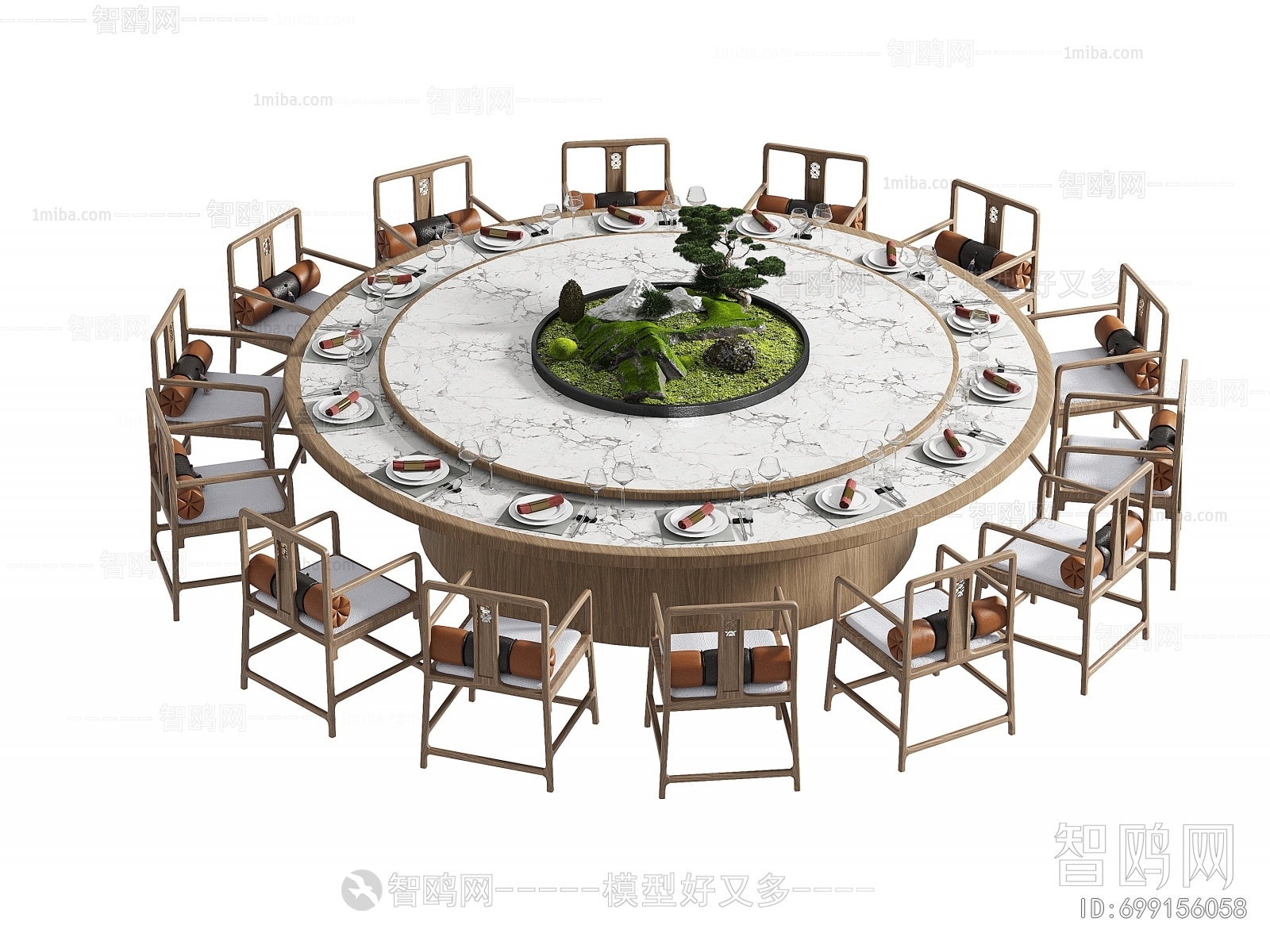 New Chinese Style Dining Table And Chairs