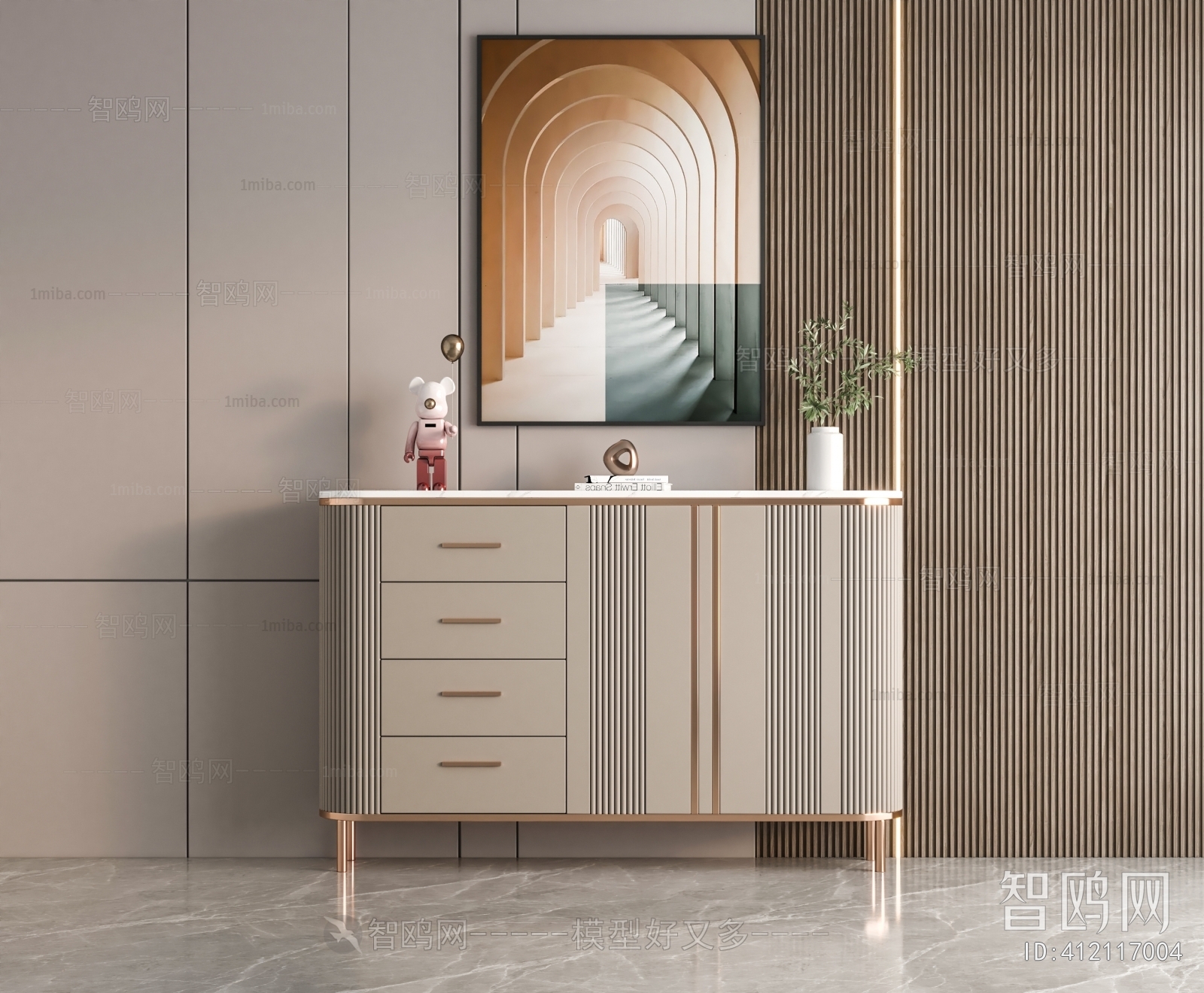 Modern Entrance Cabinet