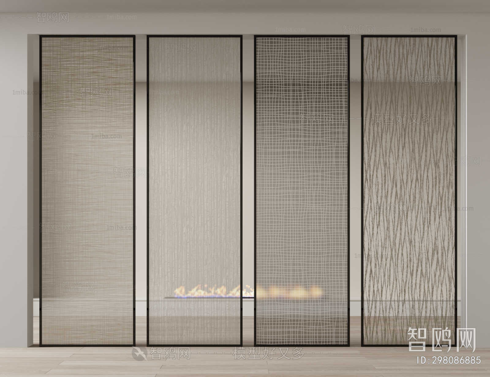 Modern Glass Screen Partition