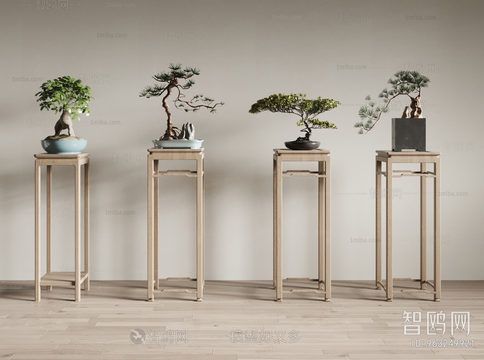 New Chinese Style Flower Shelf