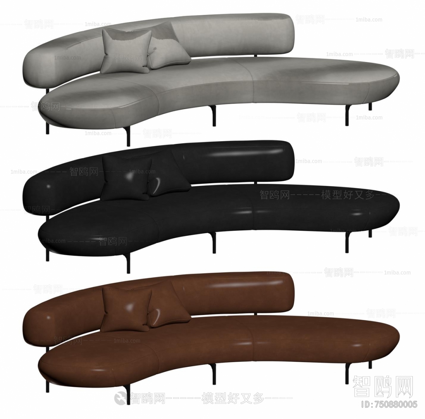 Modern Curved Sofa