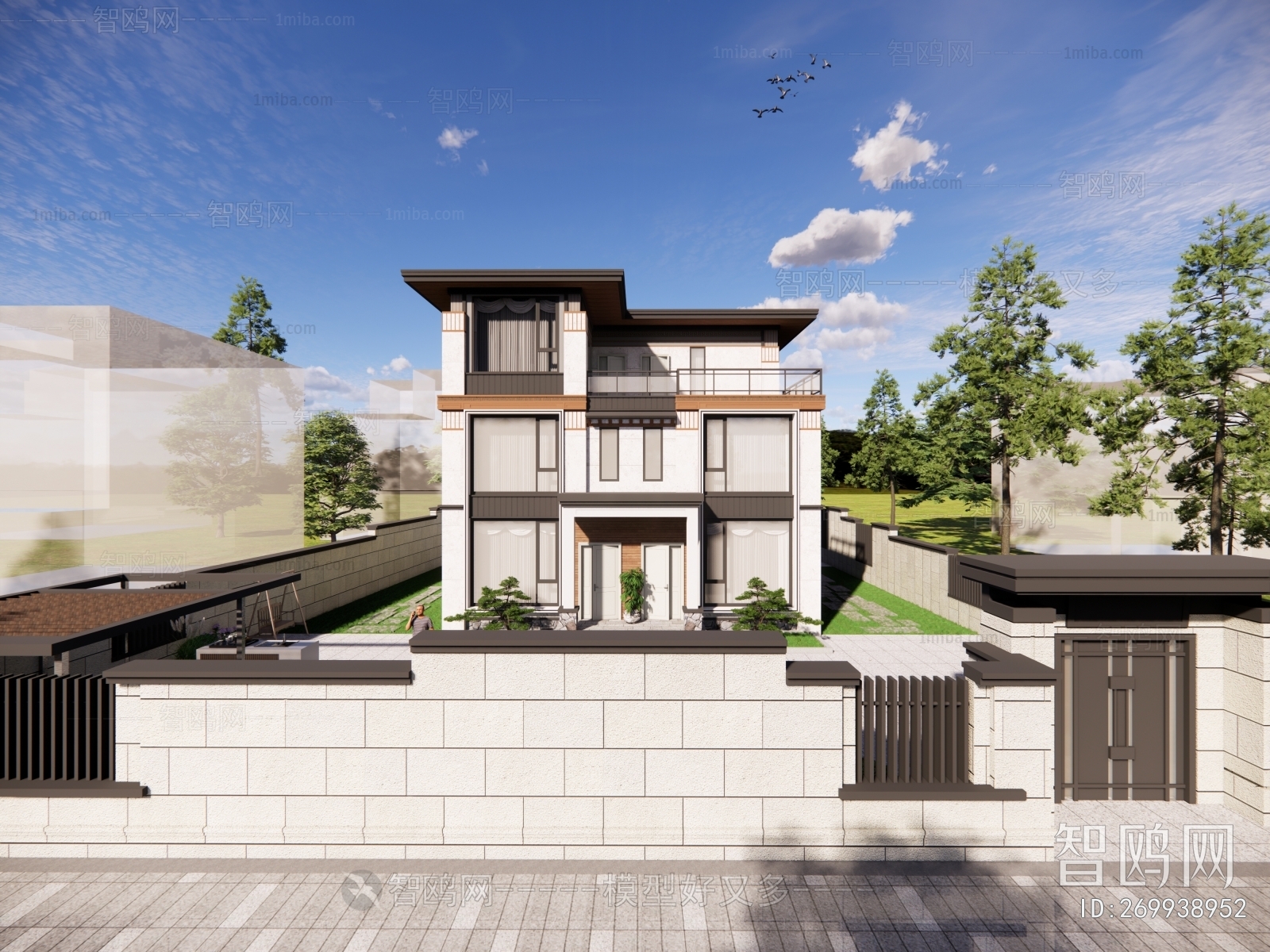 New Chinese Style Detached Villa