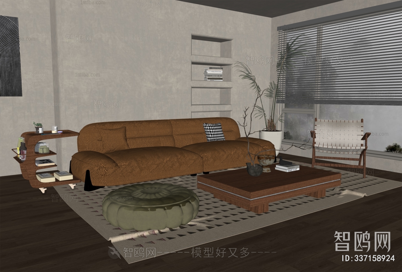 Wabi-sabi Style A Living Room