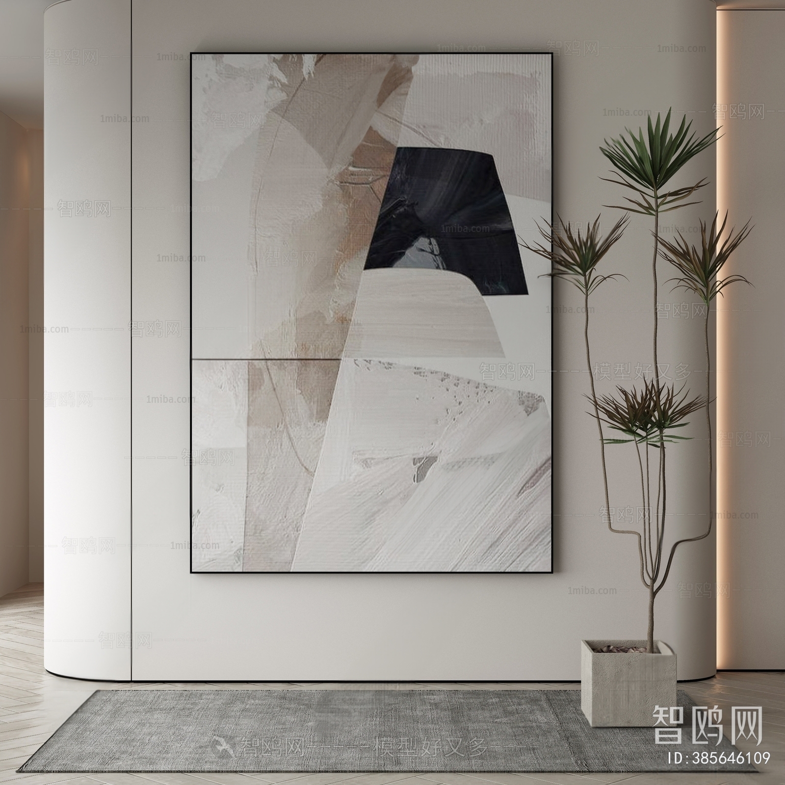 Modern Wabi-sabi Style Painting