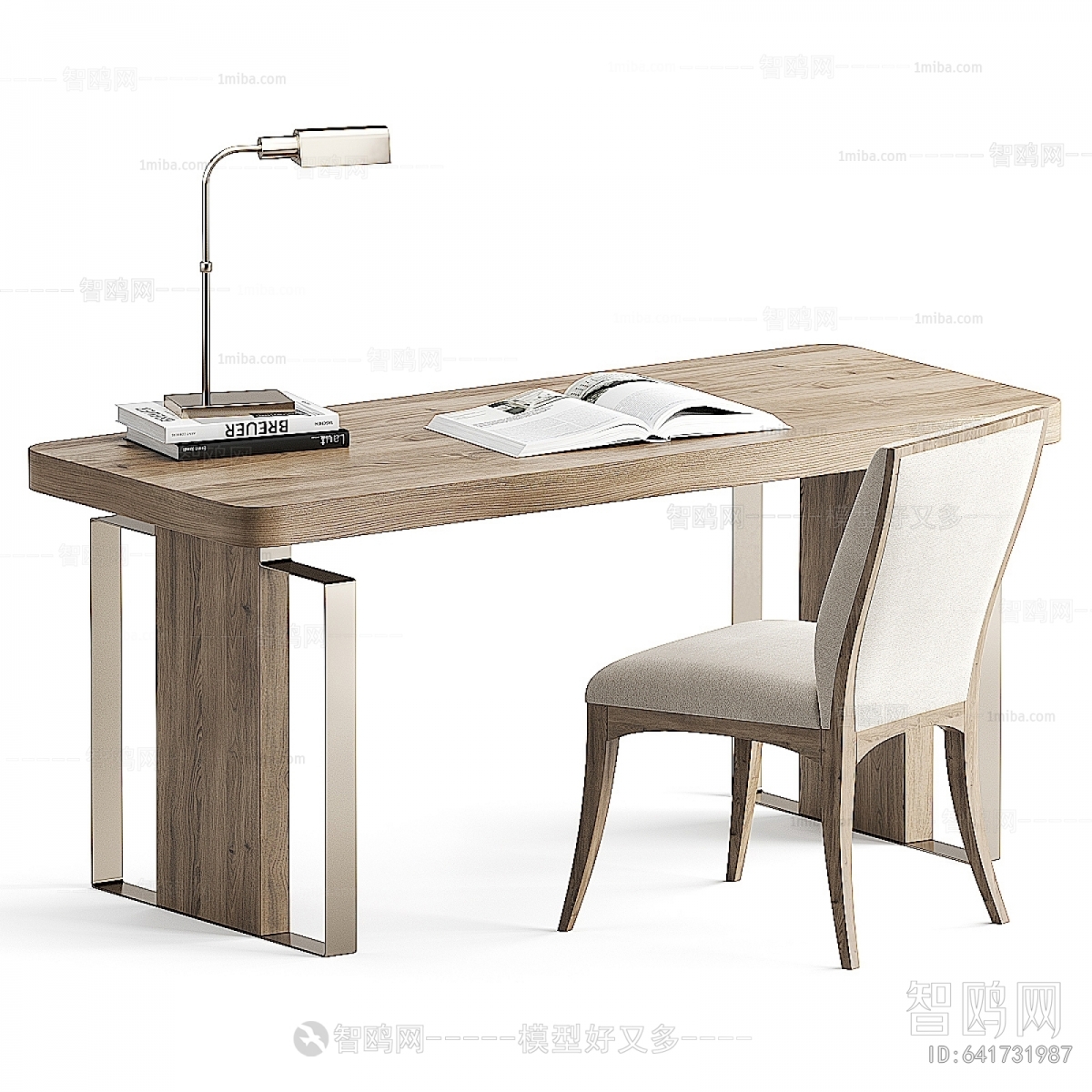 Modern Nordic Style Computer Desk And Chair