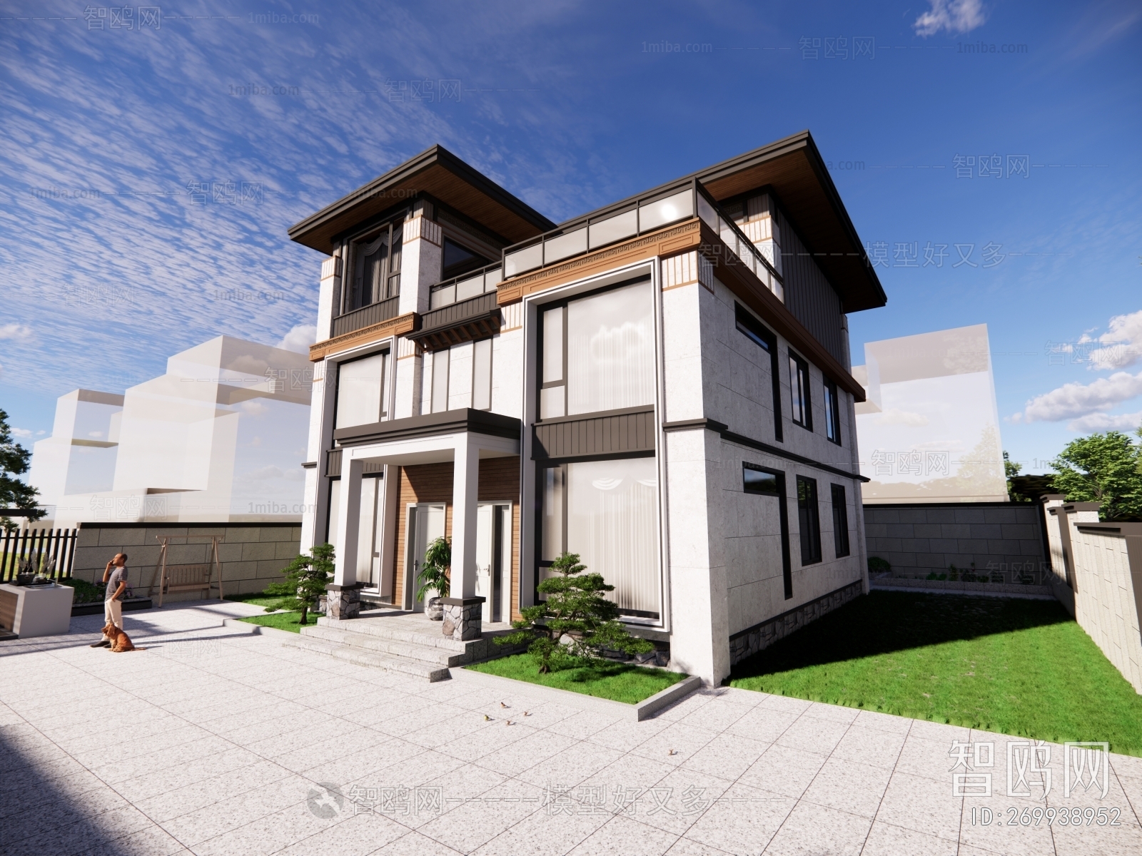 New Chinese Style Detached Villa