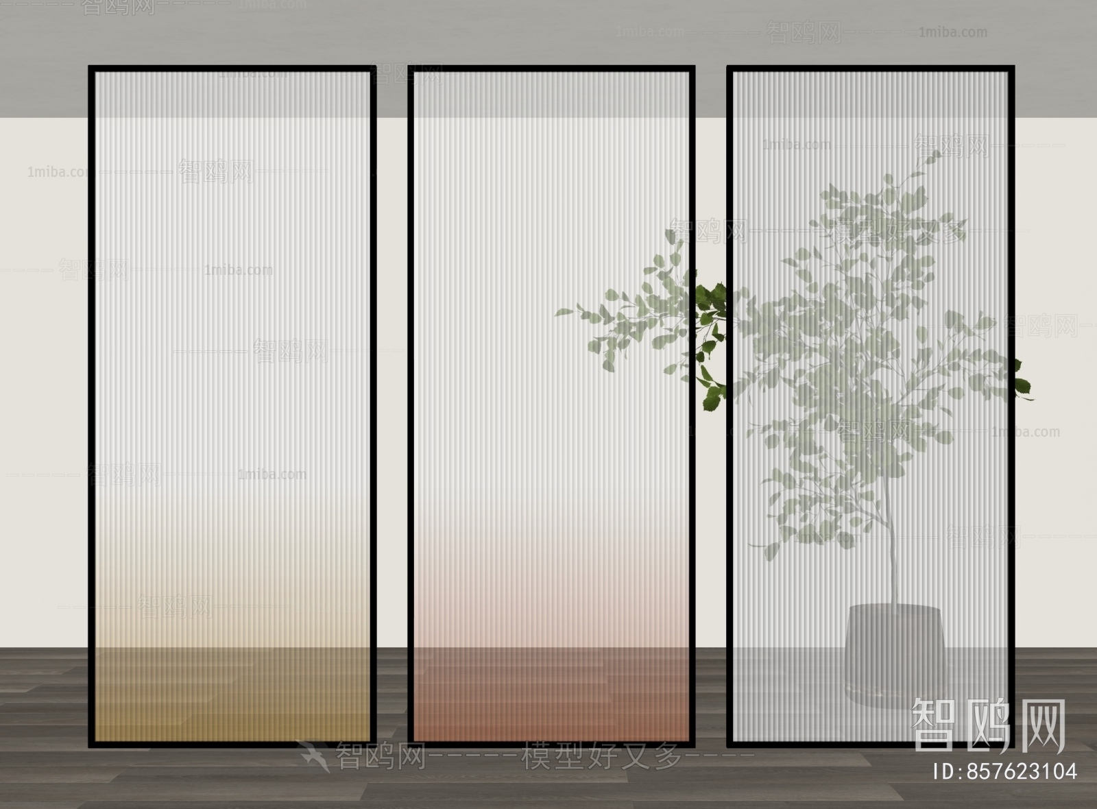 Modern Glass Screen Partition