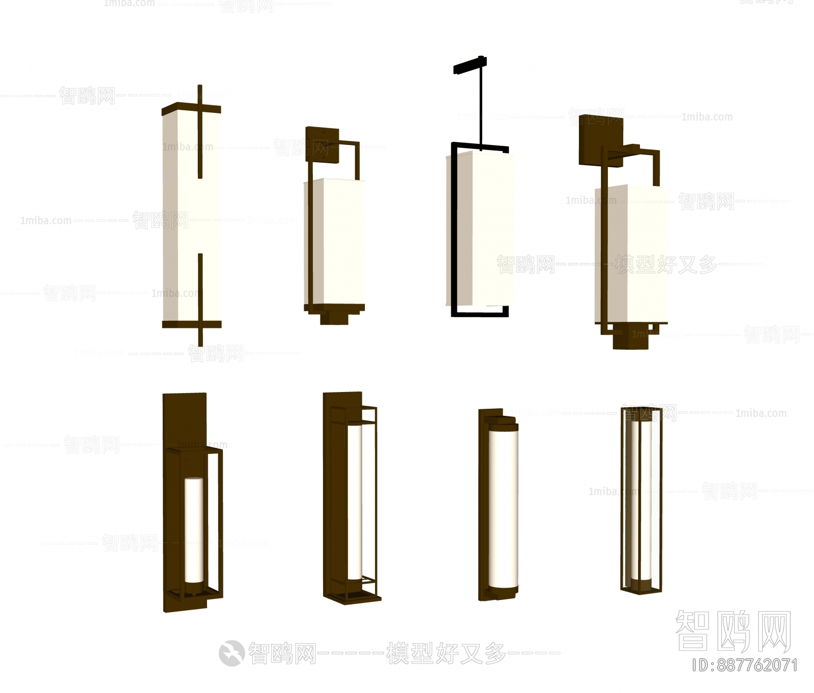 New Chinese Style Wall Lamp