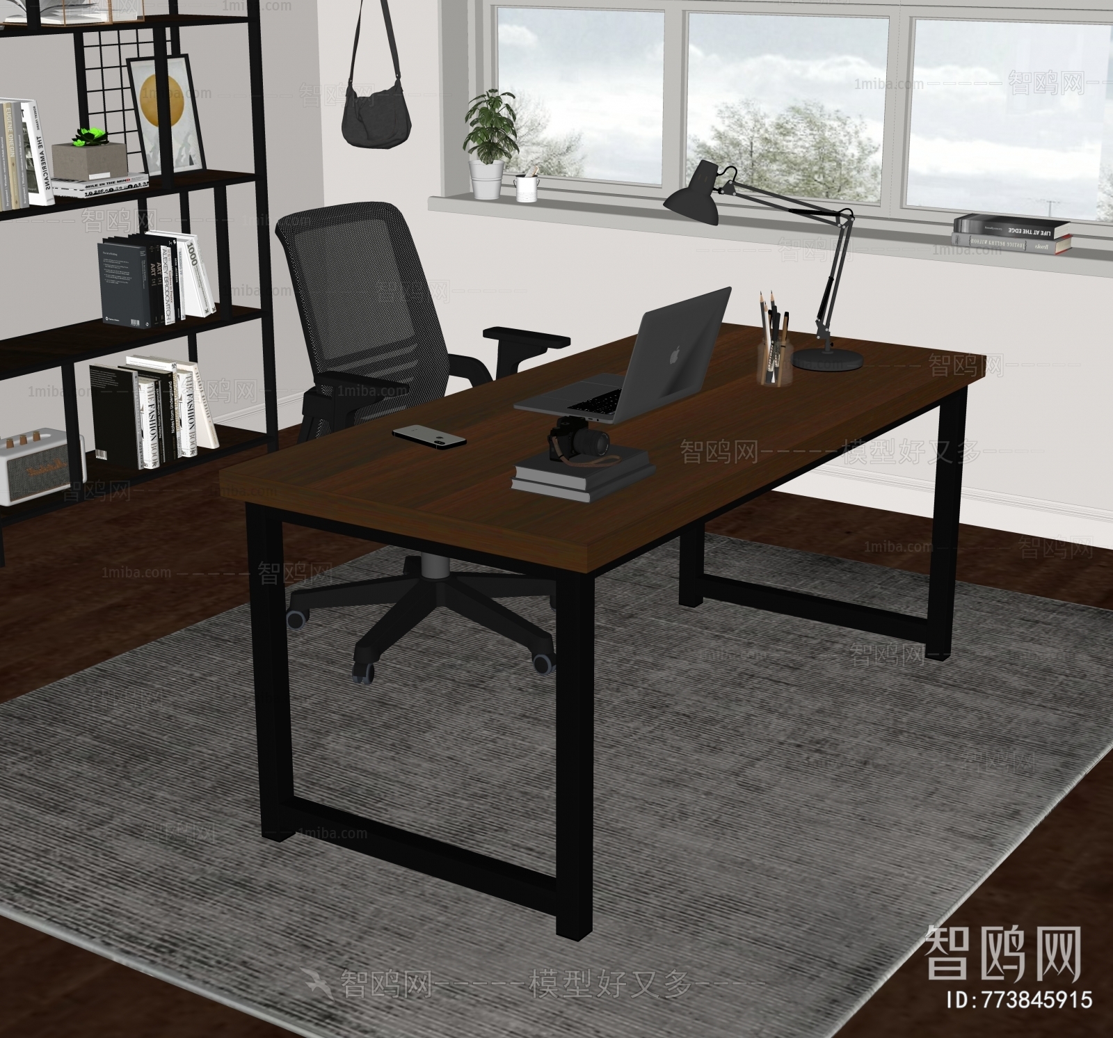 Modern Office Desk And Chair