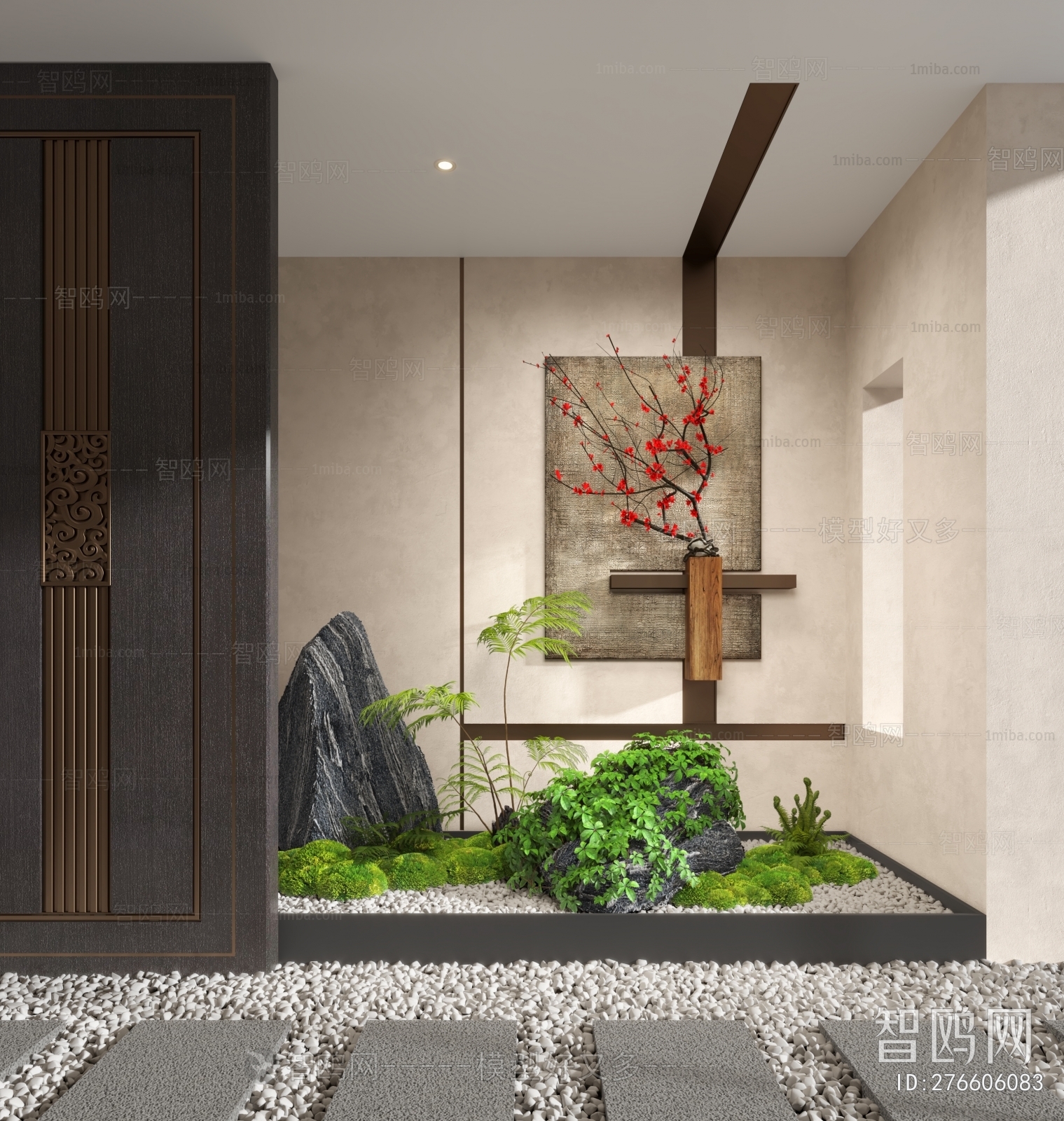 New Chinese Style Plant Landscaping