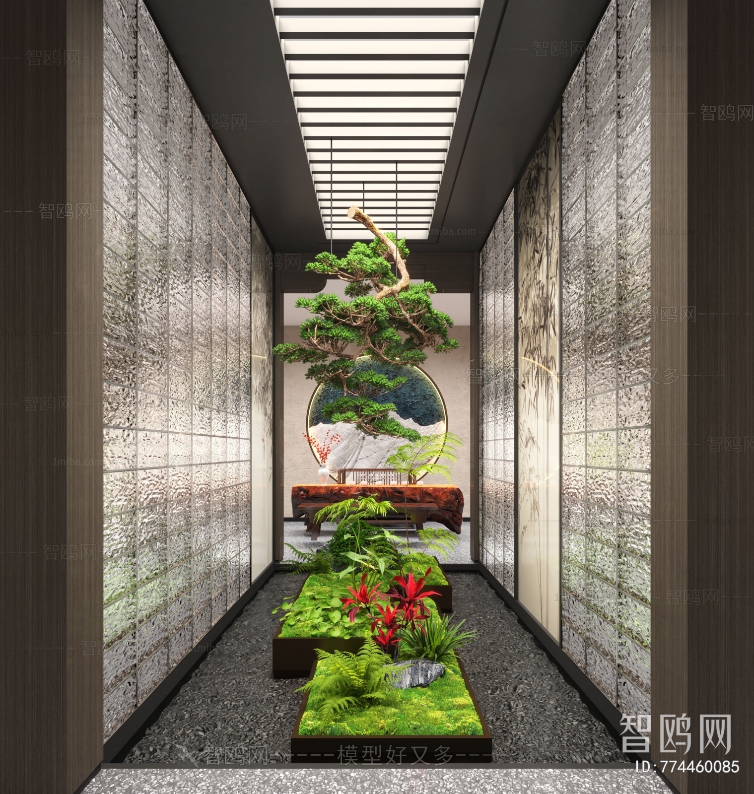 New Chinese Style Plant Landscaping