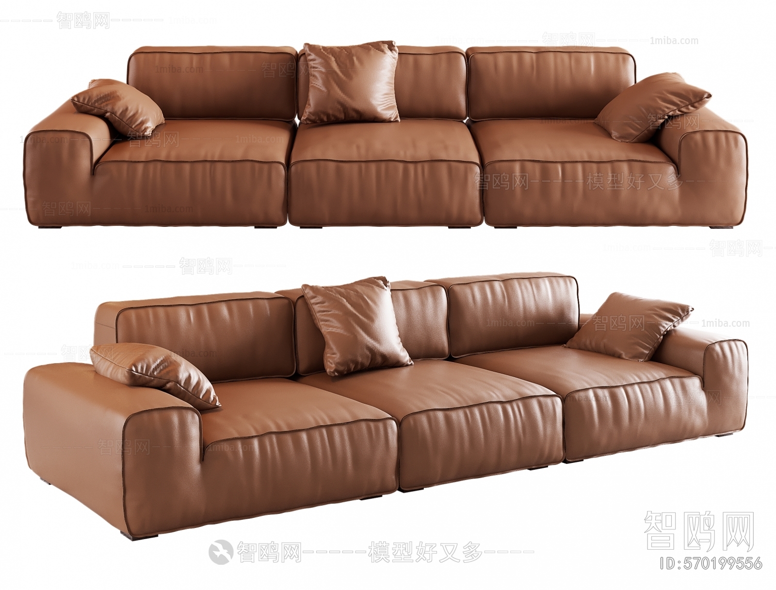 Modern Three-seat Sofa