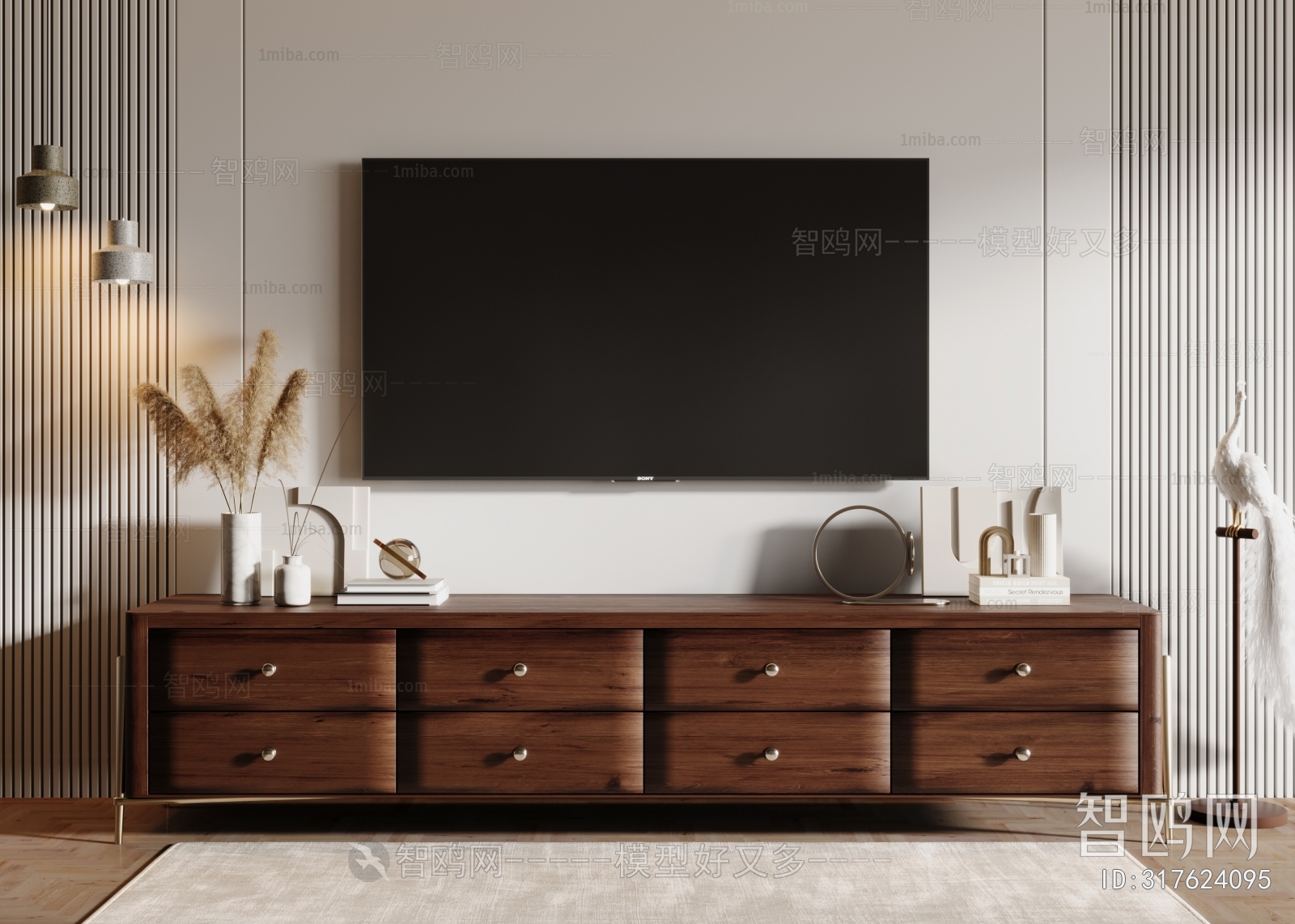 Chinese Style TV Cabinet