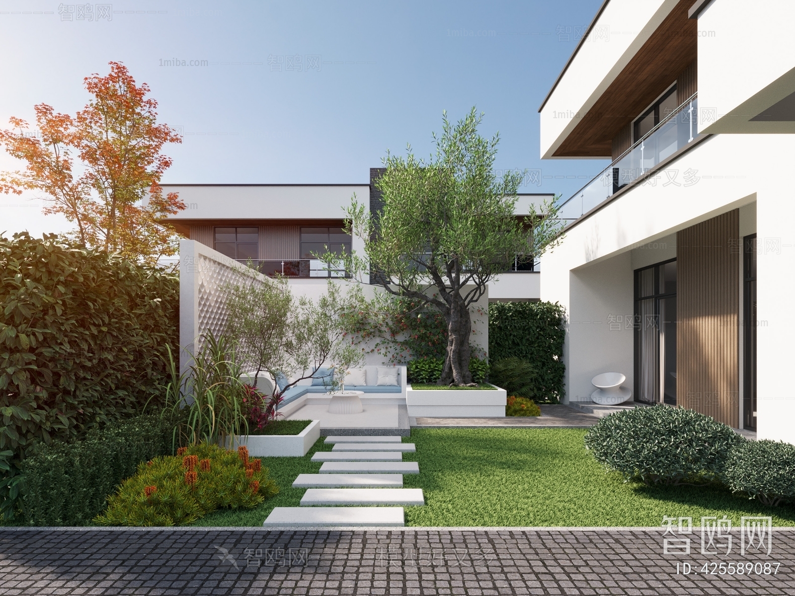 New Chinese Style Courtyard/landscape