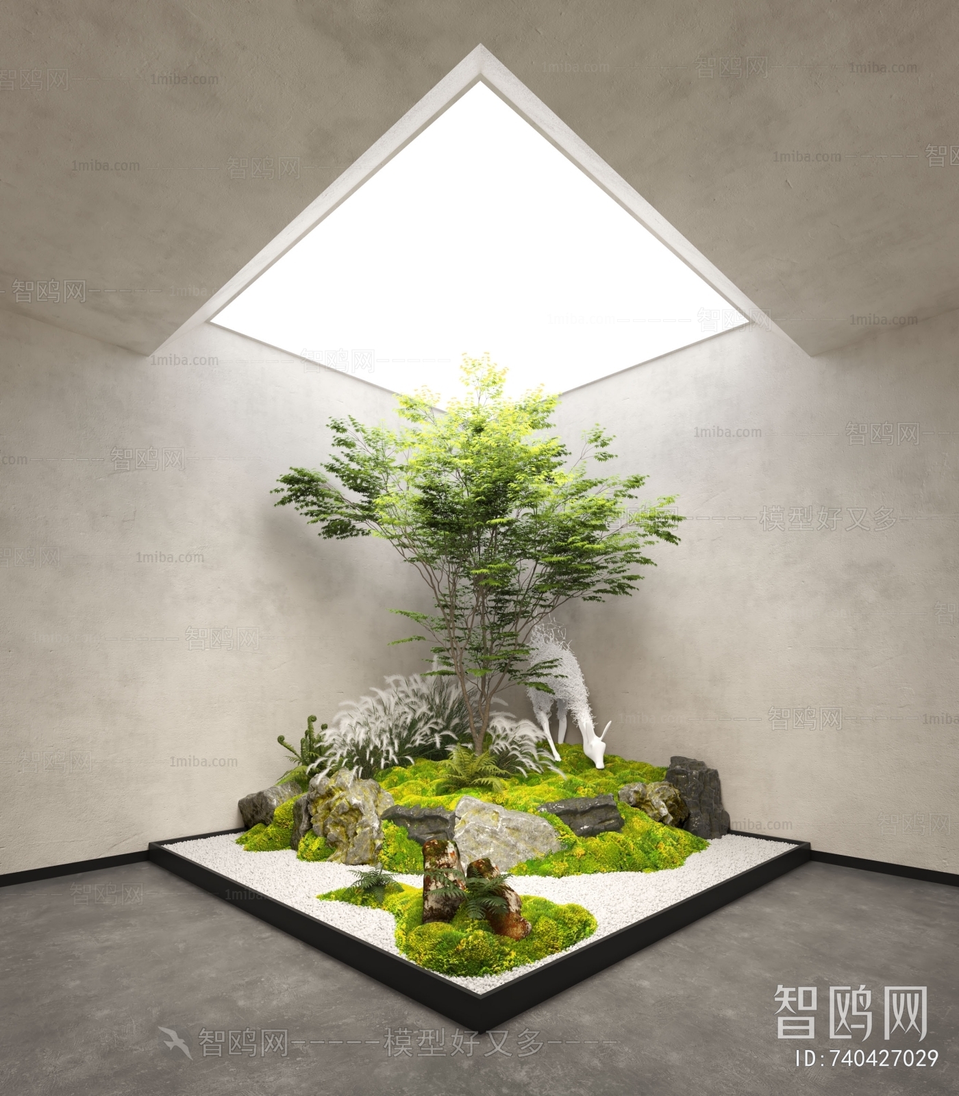 New Chinese Style Plant Landscaping