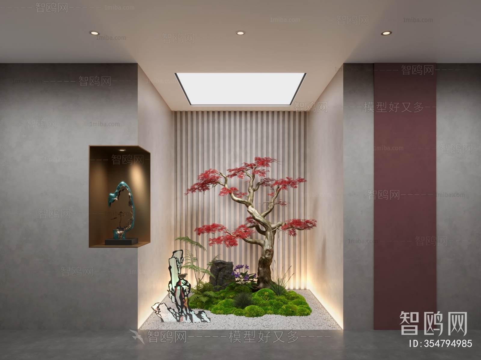 New Chinese Style Plant Landscaping