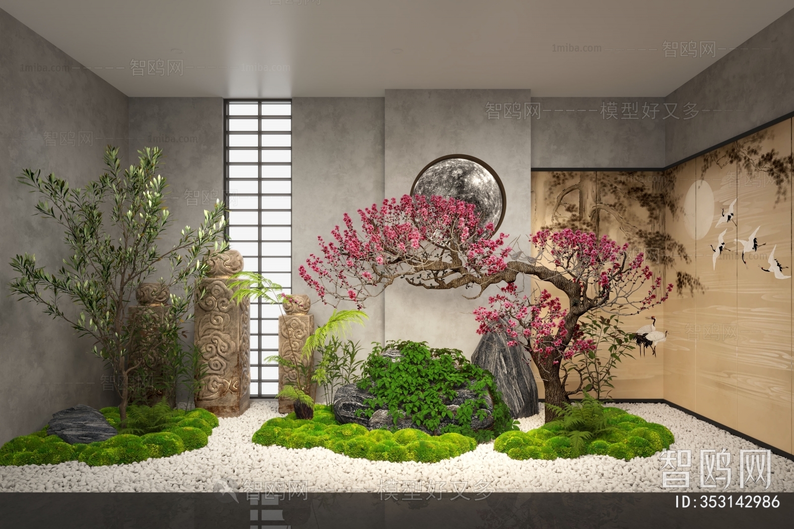 New Chinese Style Plant Landscaping