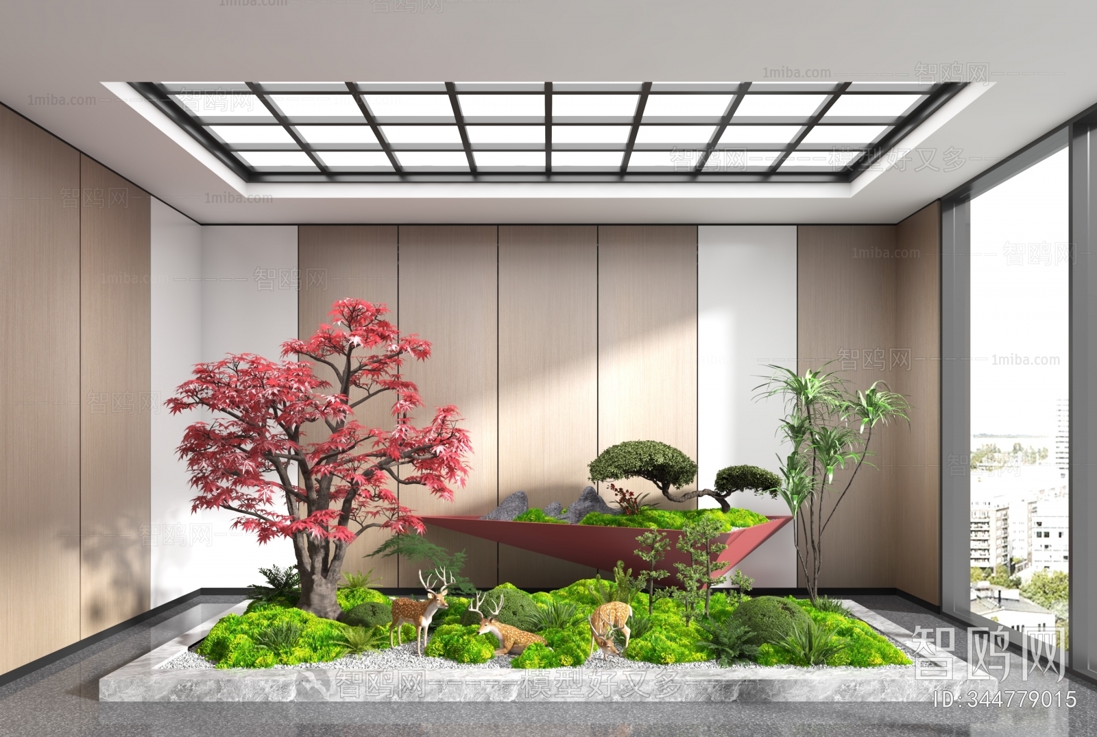 New Chinese Style Plant Landscaping