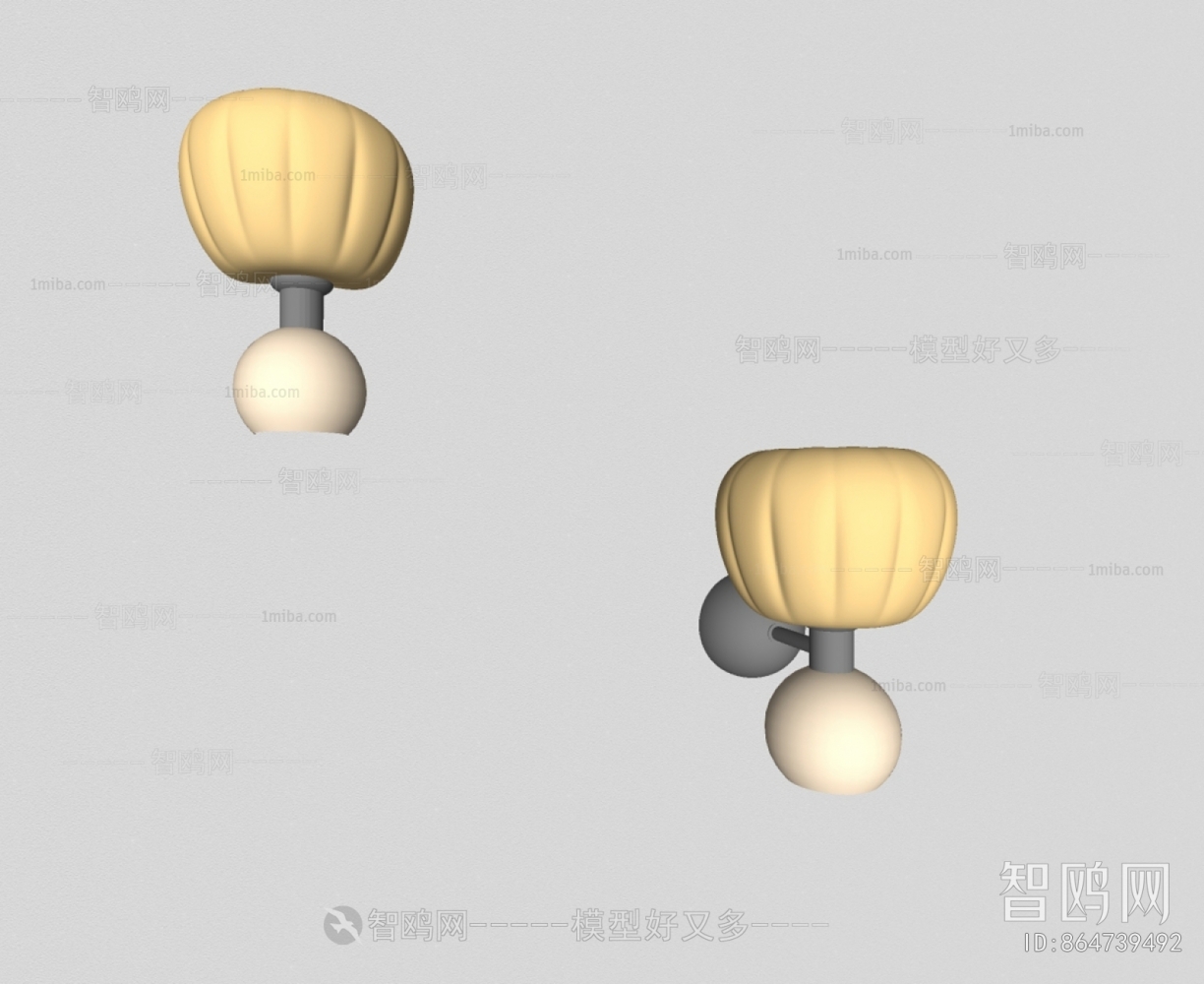 现代奶油风床头壁灯