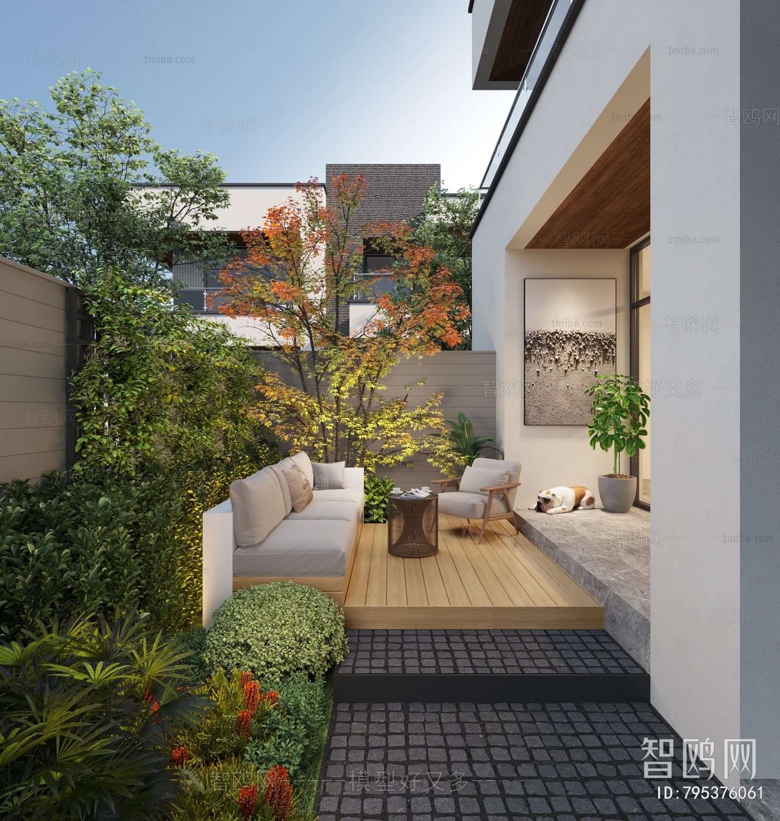 New Chinese Style Courtyard/landscape