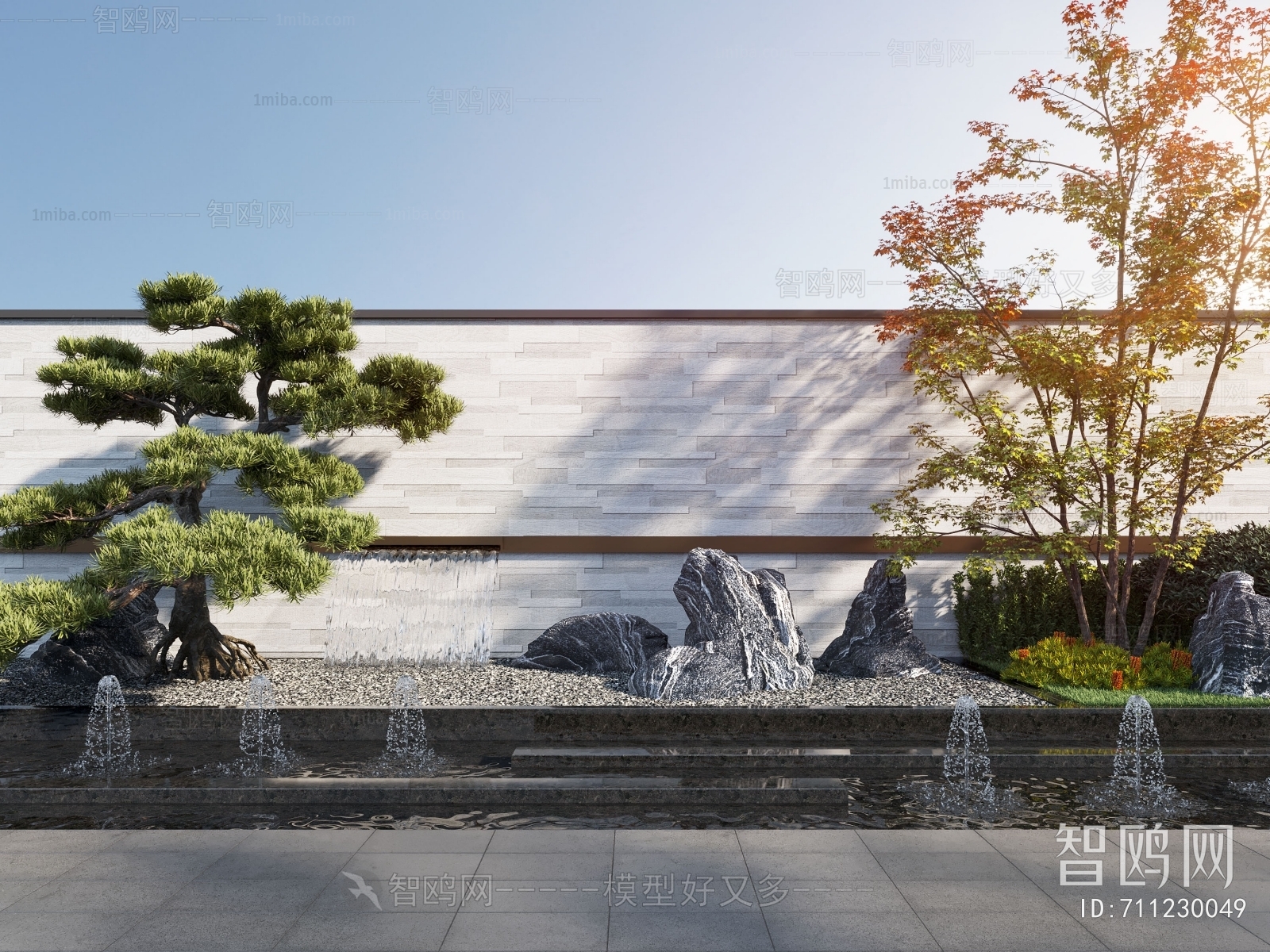 New Chinese Style Courtyard/landscape