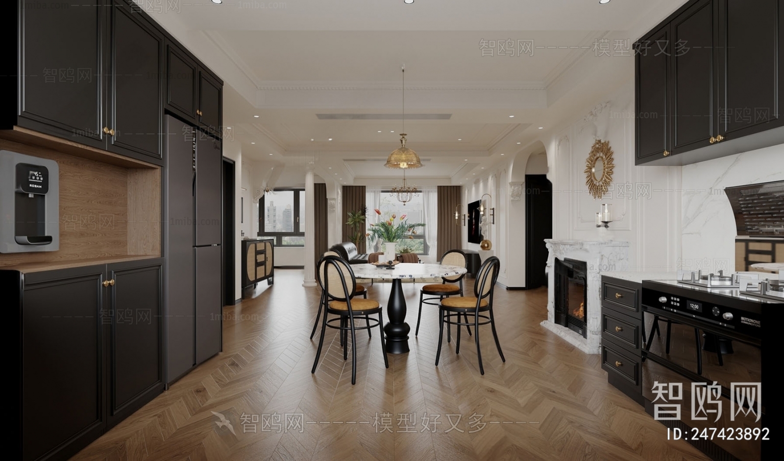 French Style Dining Room