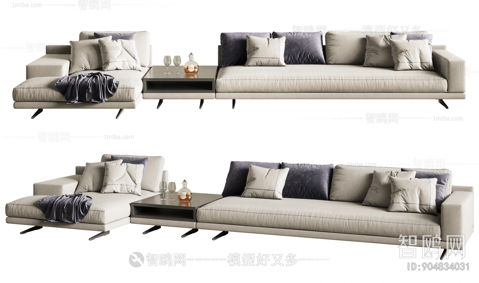 Modern Multi Person Sofa