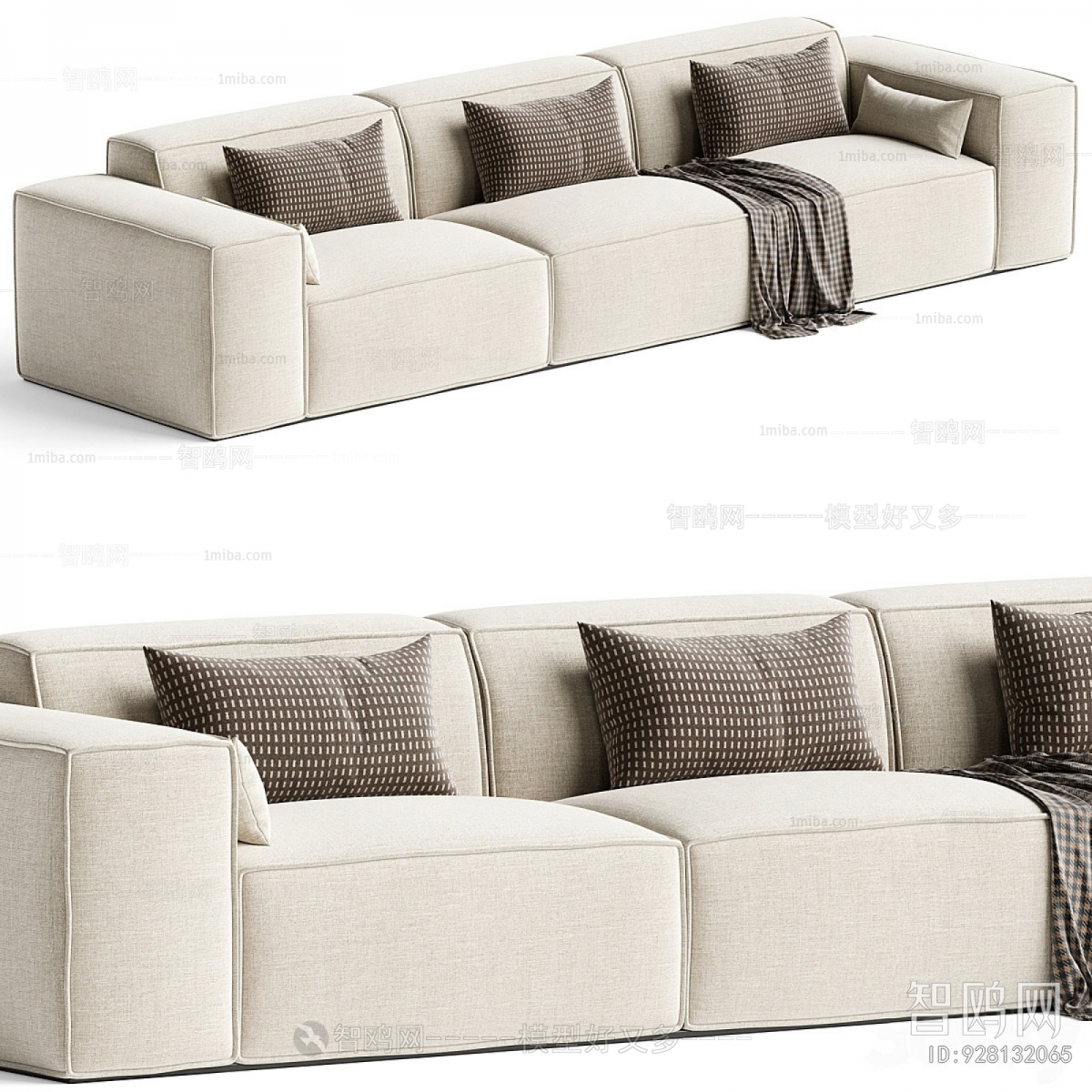 Modern Three-seat Sofa