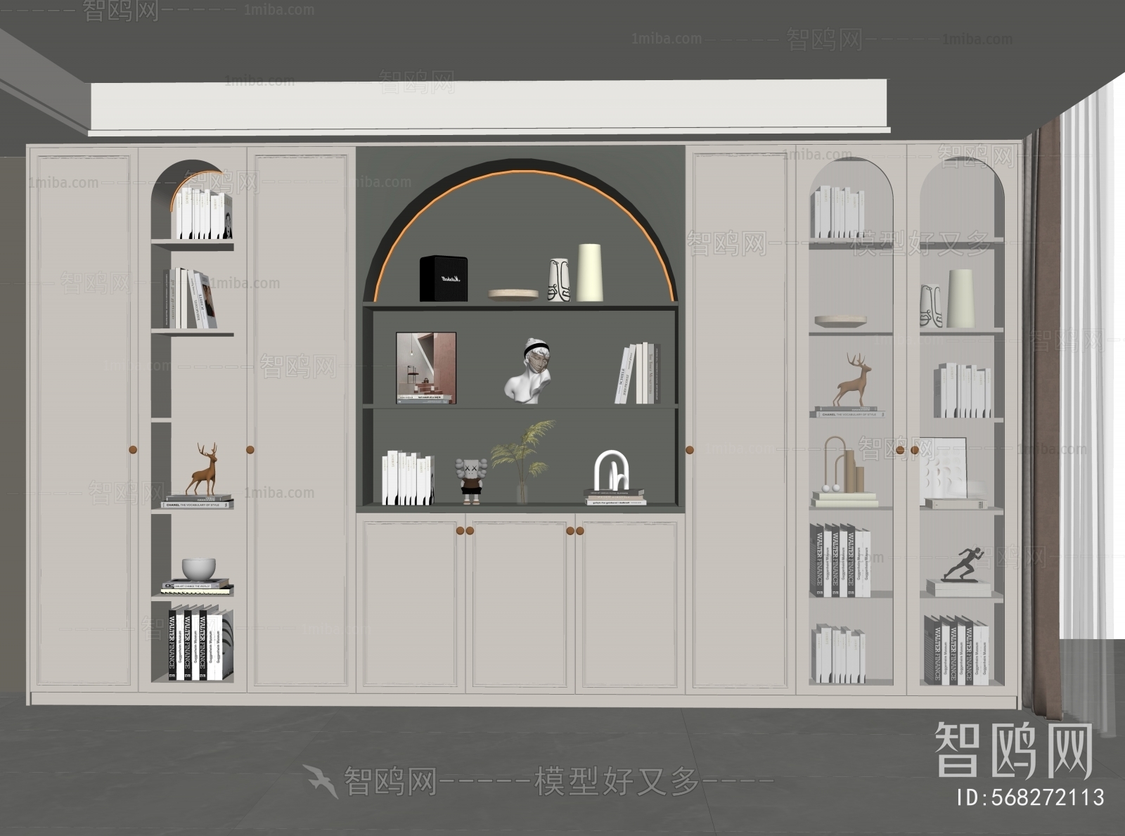 French Style Bookcase