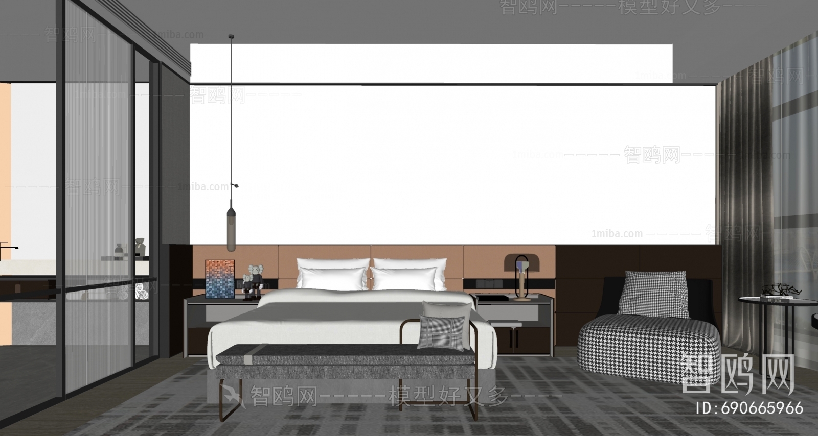 Modern Guest Room