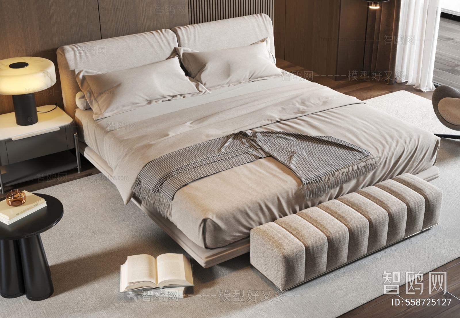 Modern Double Bed