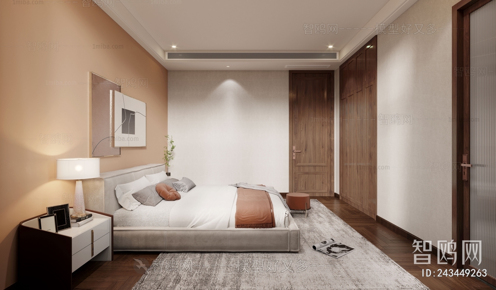 New Chinese Style Bedroom