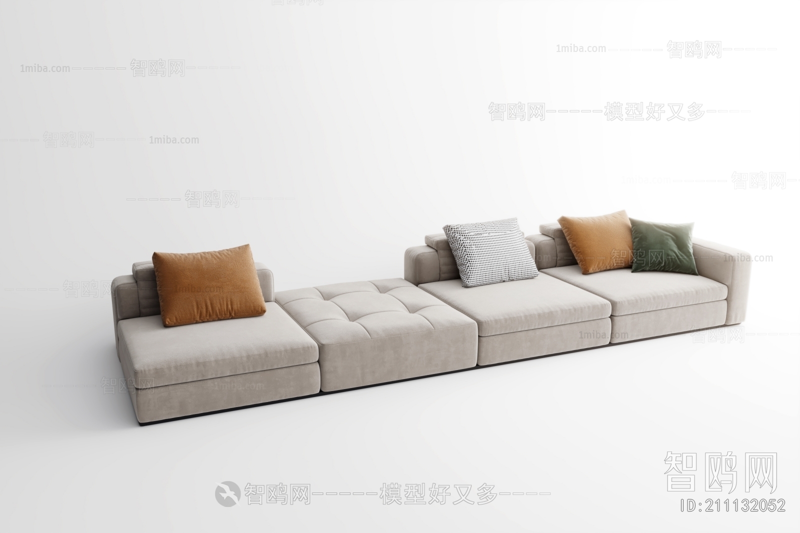 Modern Multi Person Sofa