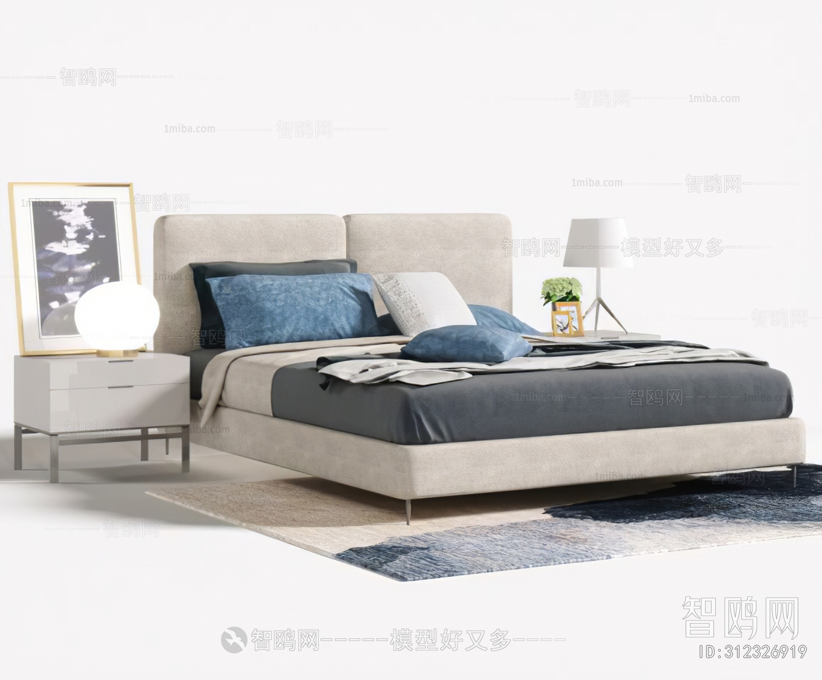 Modern Double Bed