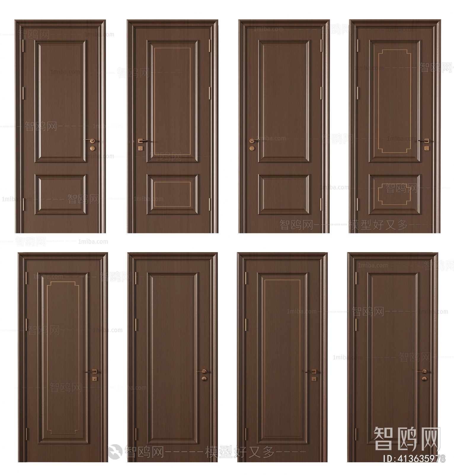 New Chinese Style Single Door