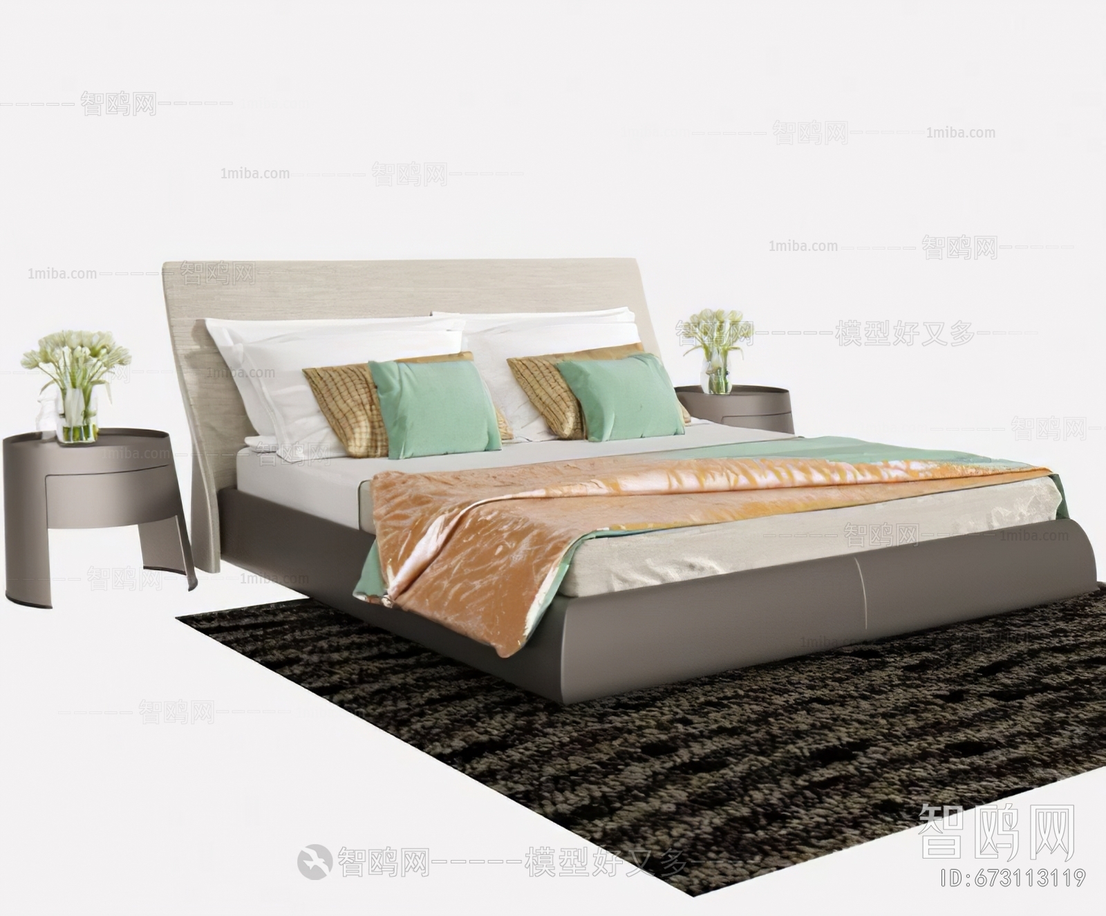 Modern Double Bed