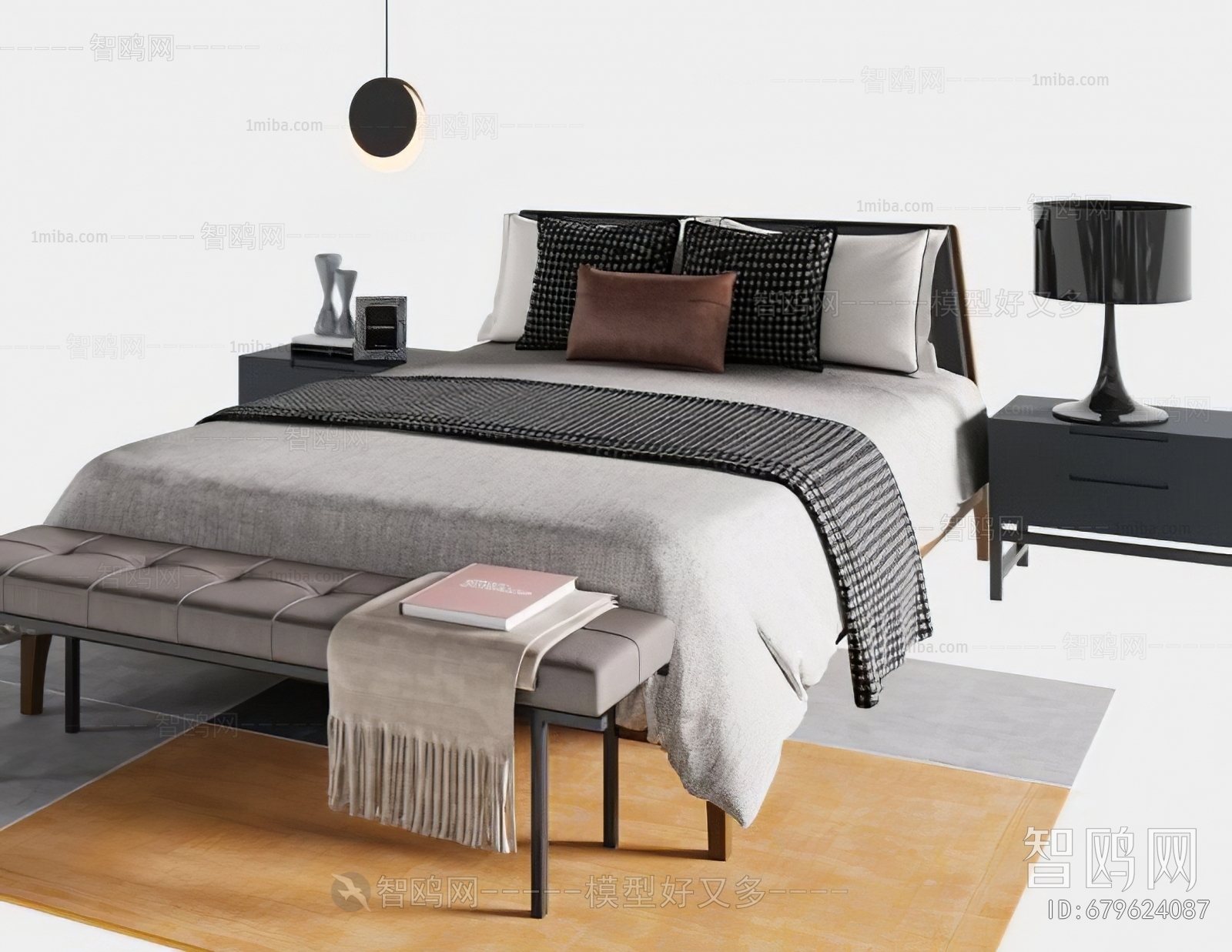 Modern Double Bed