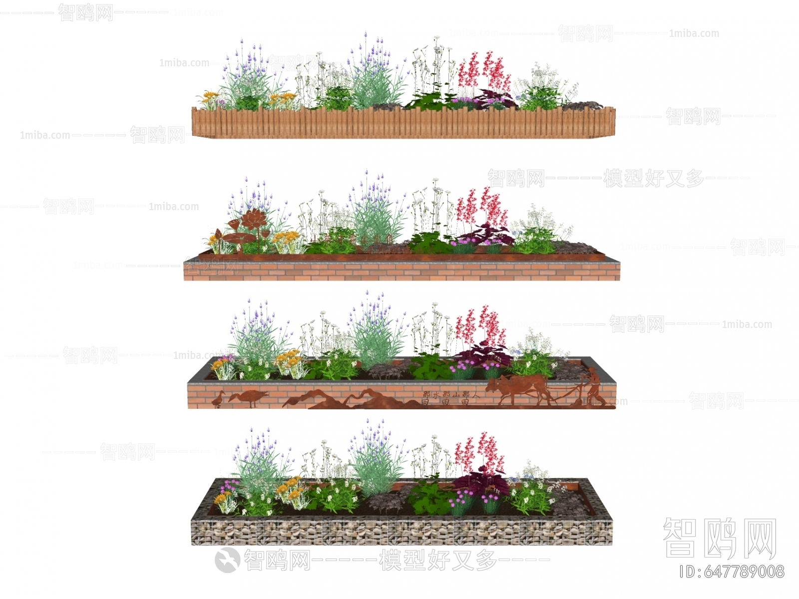 New Chinese Style Flower Bed, Flower Bowl, Flower Box