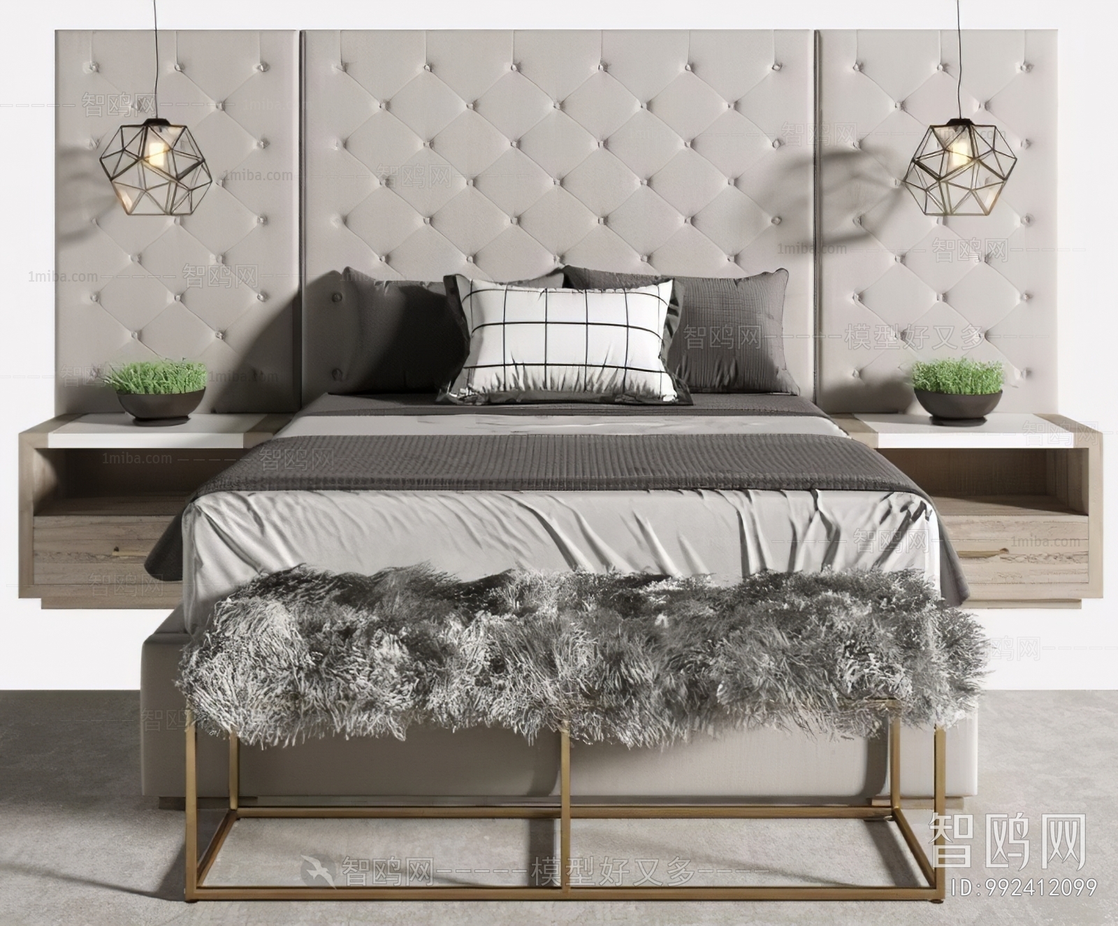 Modern Double Bed